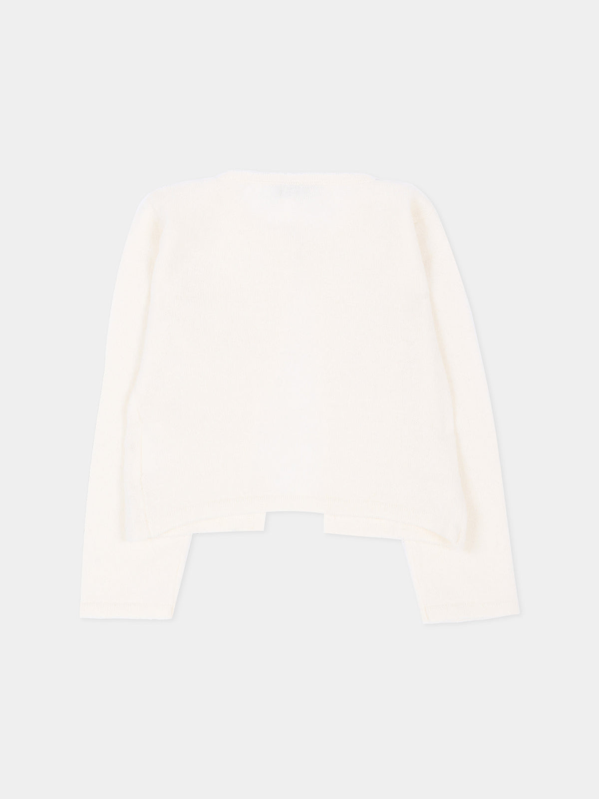 Cardigan avorio per neonata,Roberto Cavalli Kids,CLA26061CD AVORIO_C.C