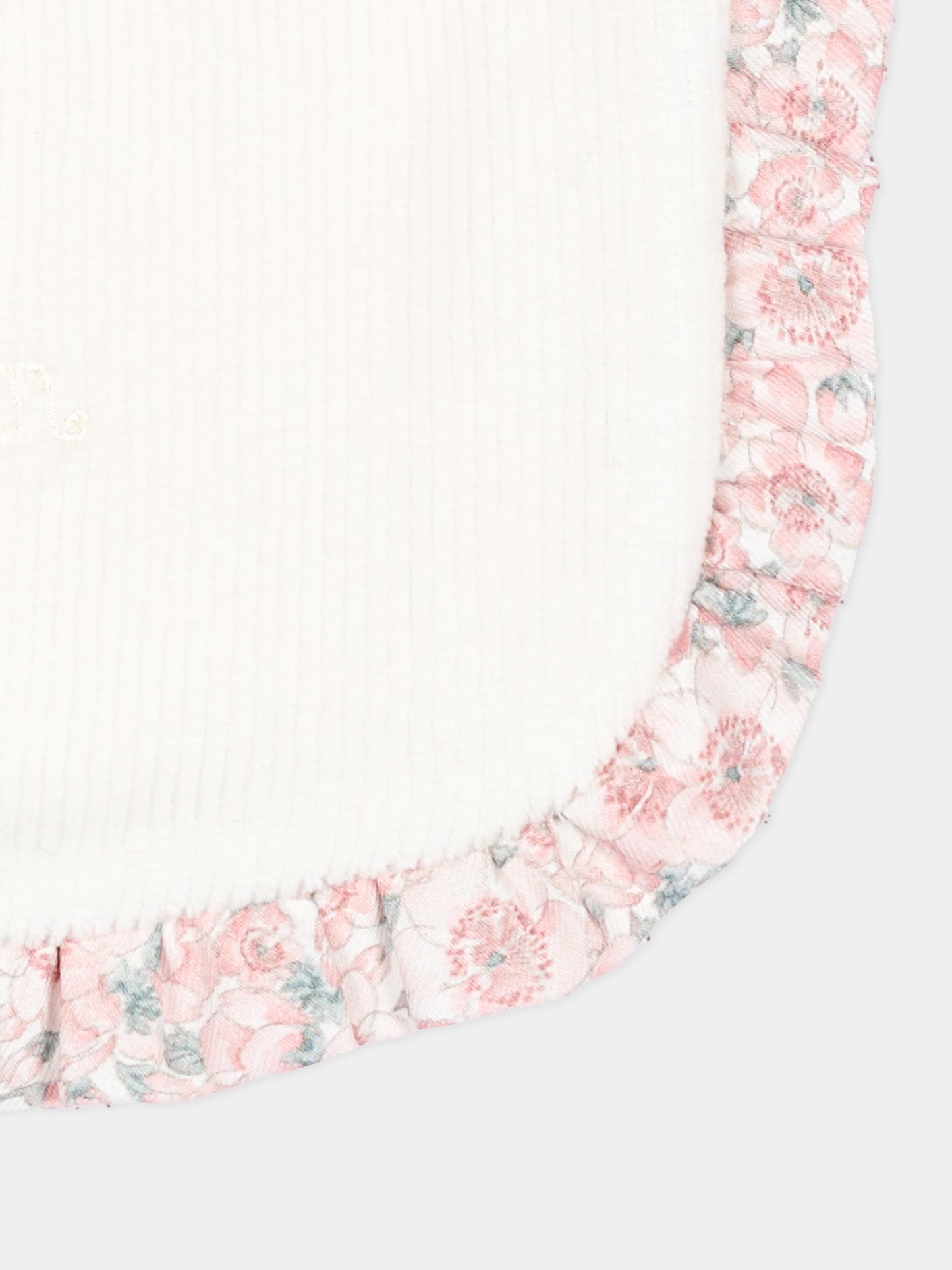 Set tutina avorio per neonati con ricamo,Roberto Cavalli Kids,CLA26030TU AVORIO_C.C