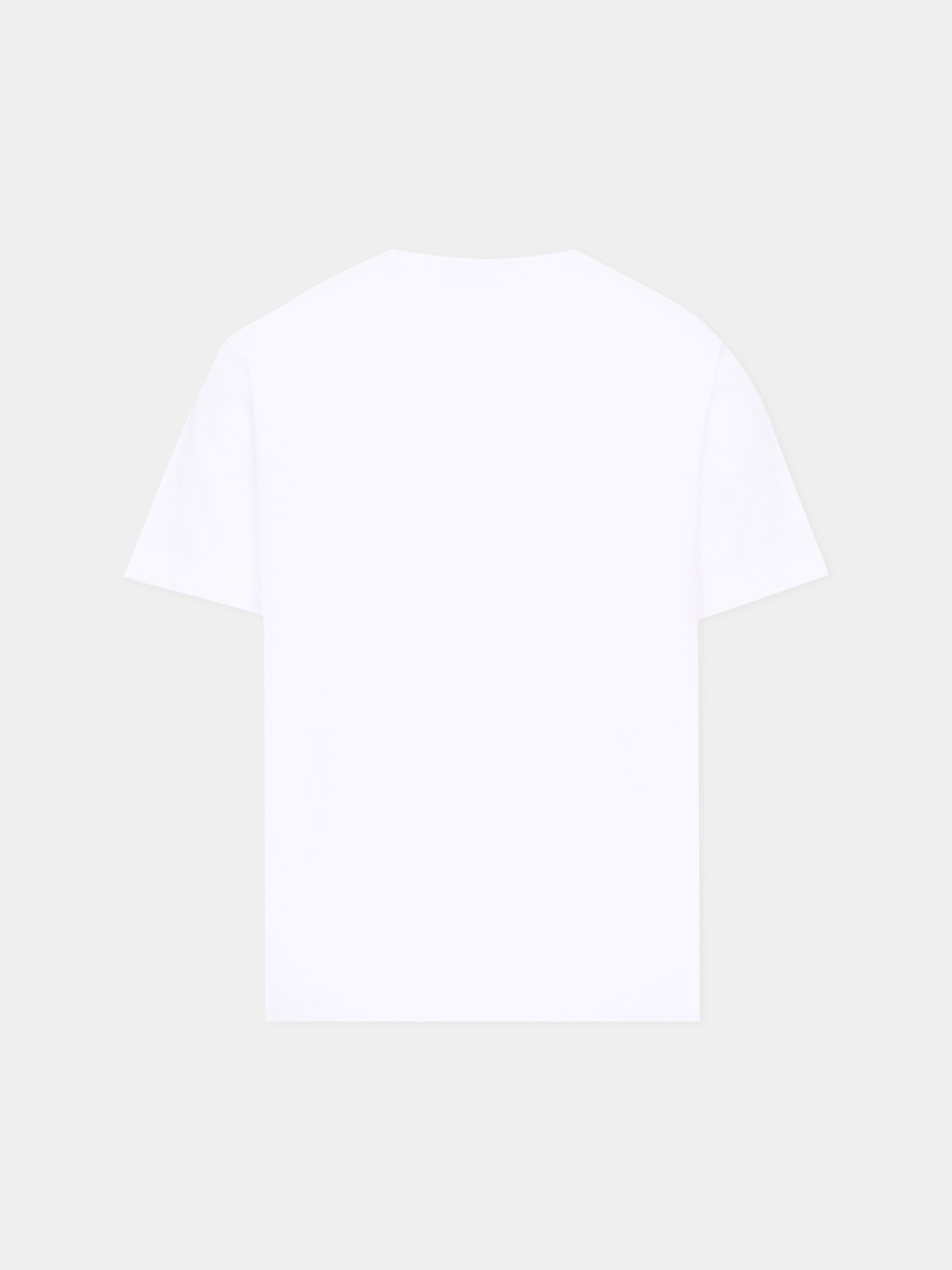 T-Shirt bianca per bambini con logo,Roberto Cavalli Kids,CBA26065TS WHITE