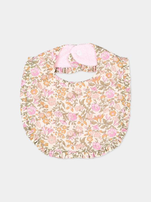 Bavaglino rosa Liberty per neonata,Pesciolino Rosso,BV FW S 261