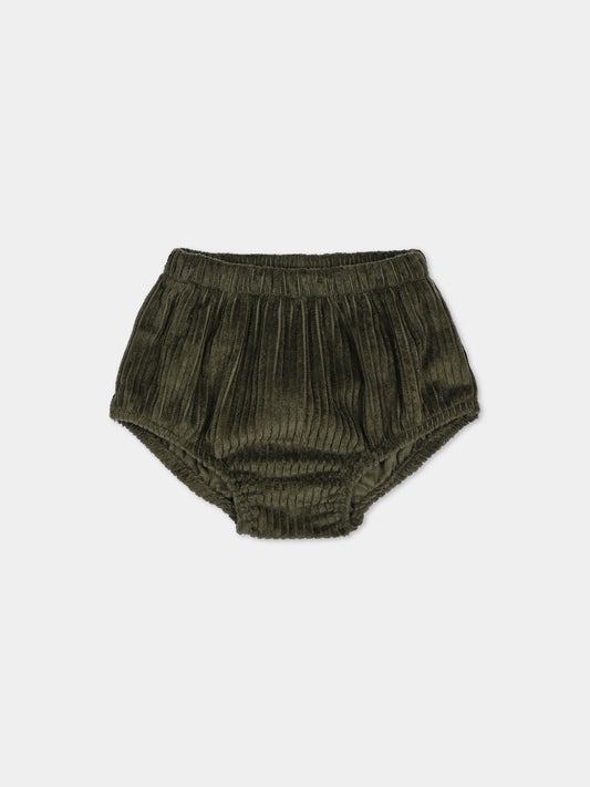 Shorts verde per neonata,Pesciolino Rosso,N43 RC ROCCIATORE VERDONE
