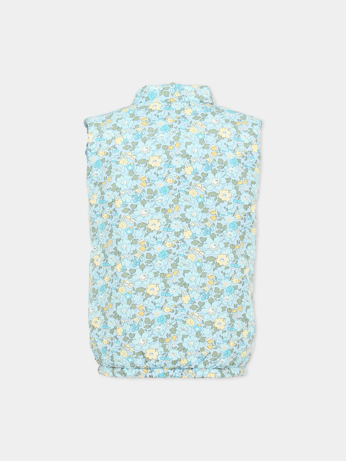 Gilet celeste Liberty per bambina,Pesciolino Rosso,PMSM 30 S 183