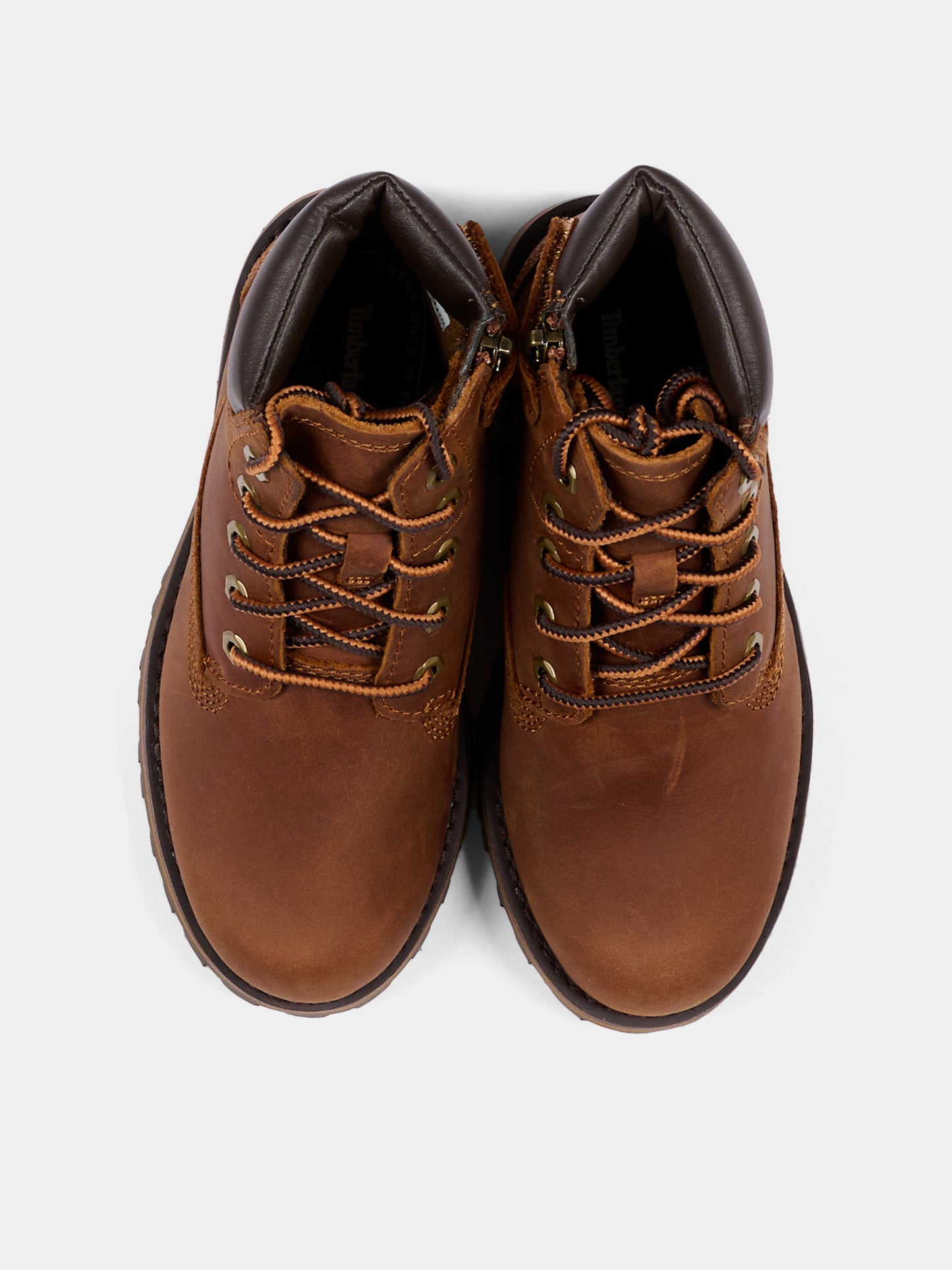 Anfibi marroni per bambini con logo,Timberland,TB0A28U23581