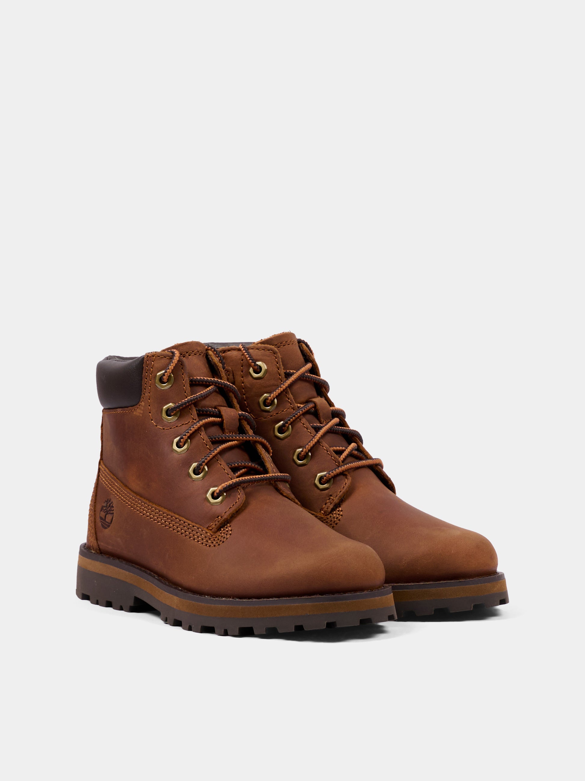 Anfibi marroni per bambini con logo,Timberland,TB0A28U23581