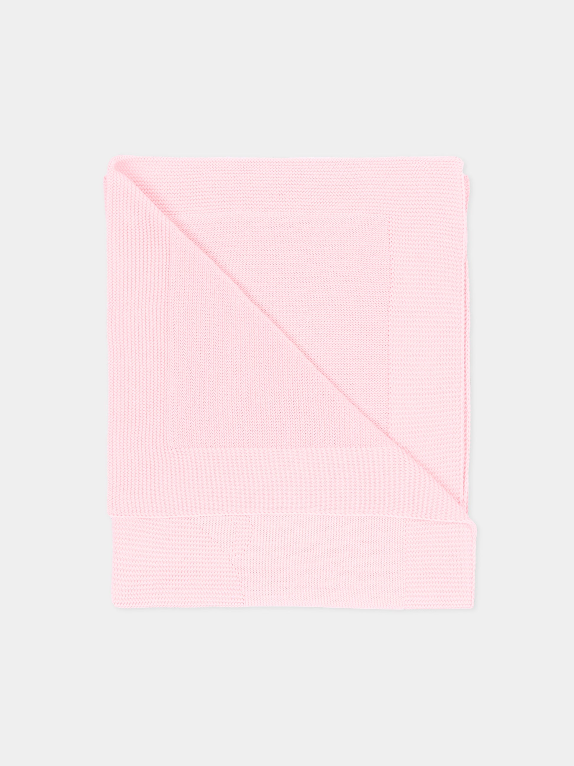 Coperta rosa per neonata con orsetto,Little Bear,3119 ROSA M