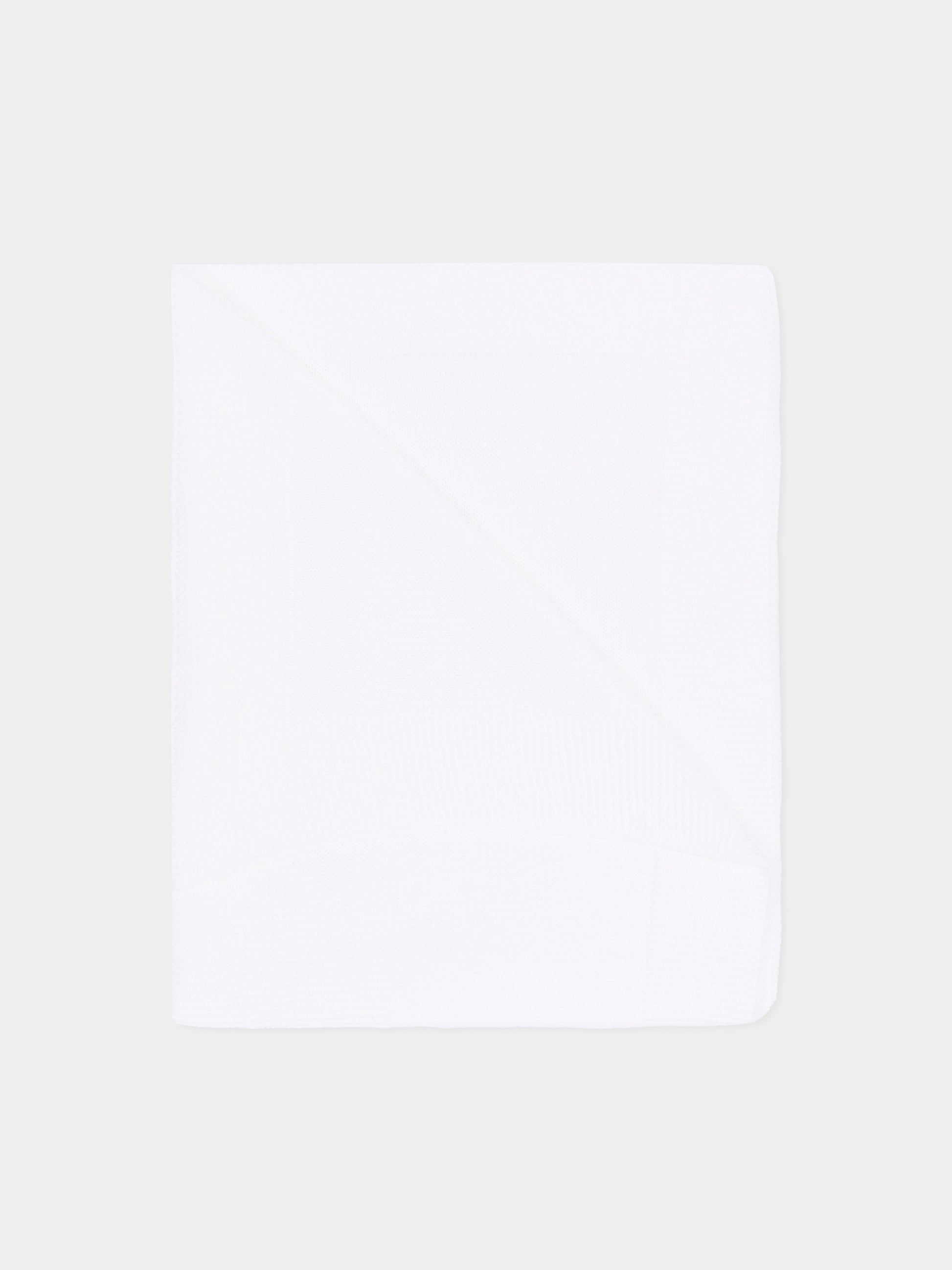 Coperta bianca per neonati con orsetto,Little Bear,3119 BIANCO