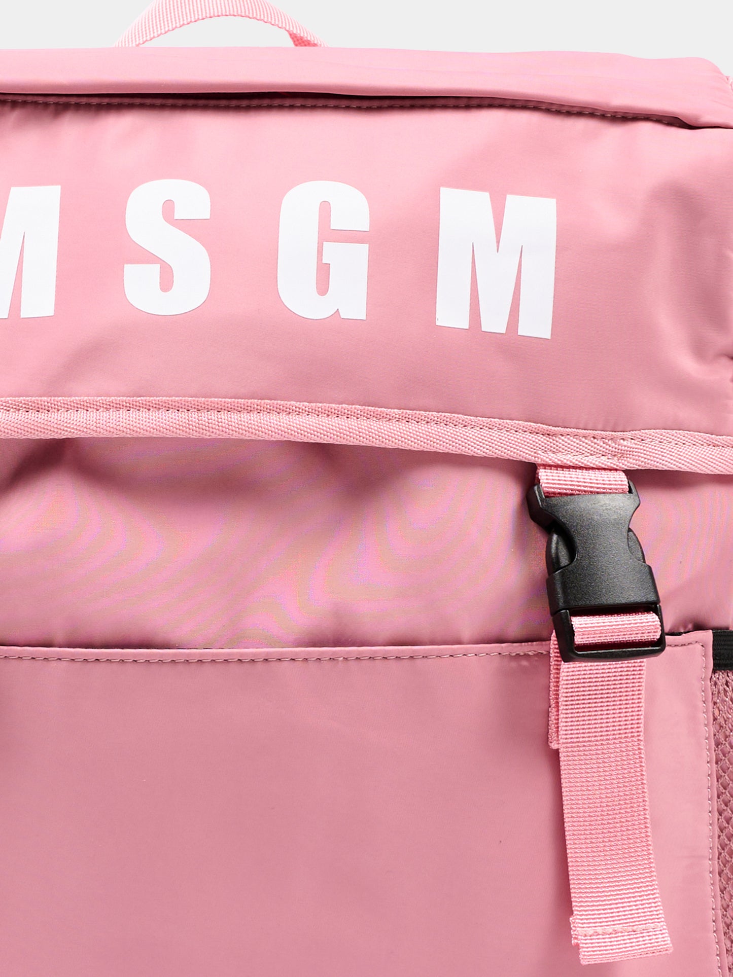 Zaino rosa per bambina con logo,Msgm Kids,F6MSJUBP181 MS090