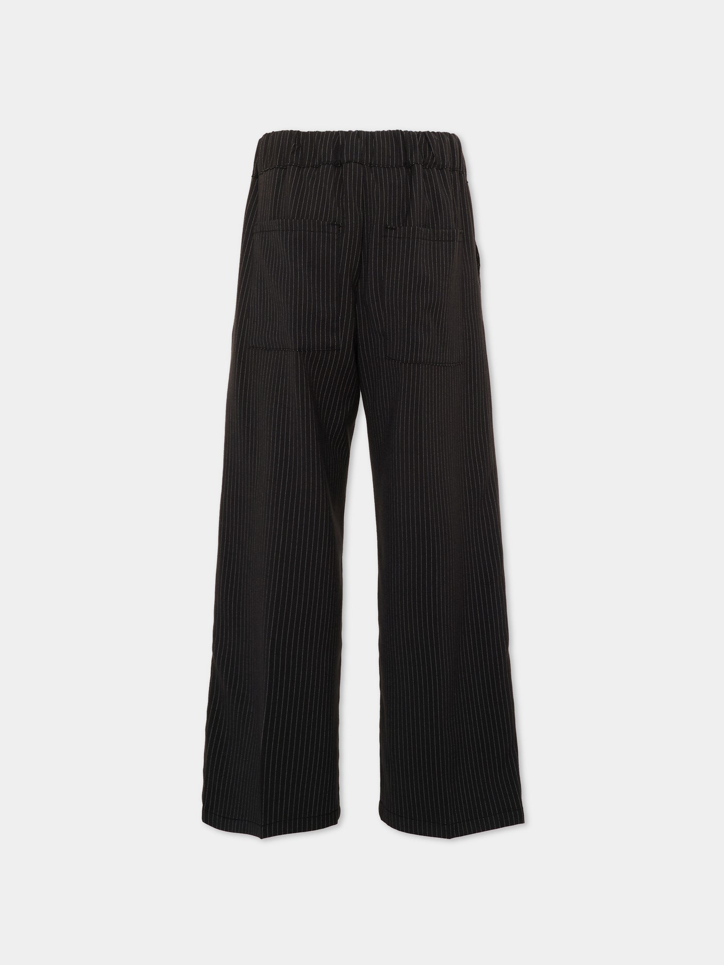 Pantalone nero per bambino con logo,Msgm Kids,F6MSJUPA192 110