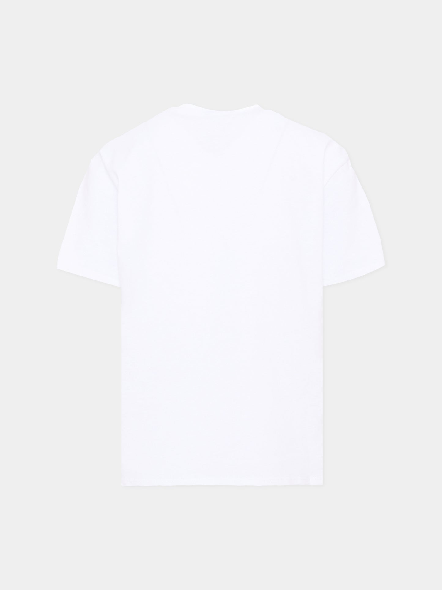 T-Shirt bianca per bambini con logo,Msgm Kids,F6MSJUTH010 001