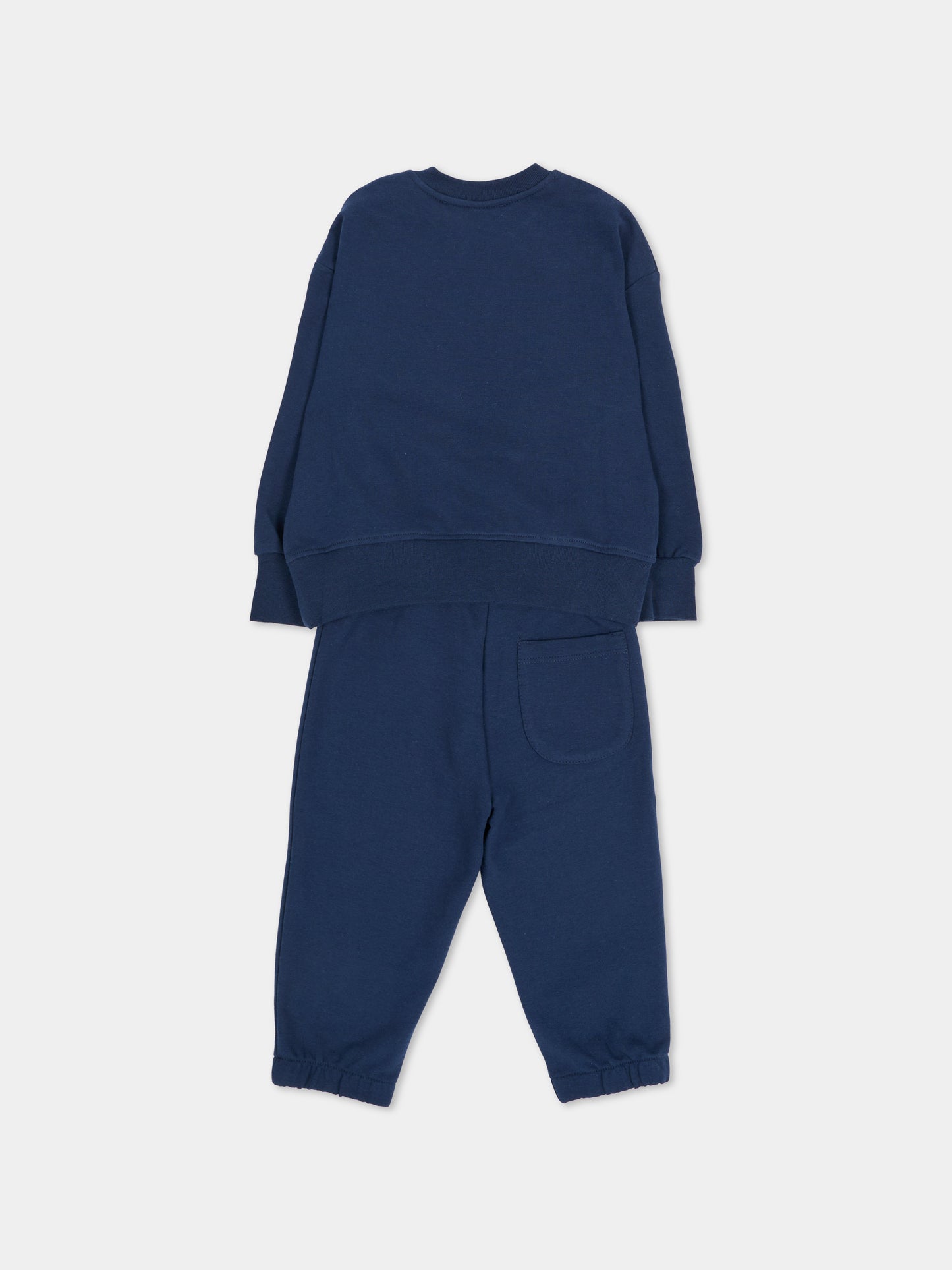 Completo sportivo lungo blu per neonati,Msgm Kids,F6MSUNTP347 MS032