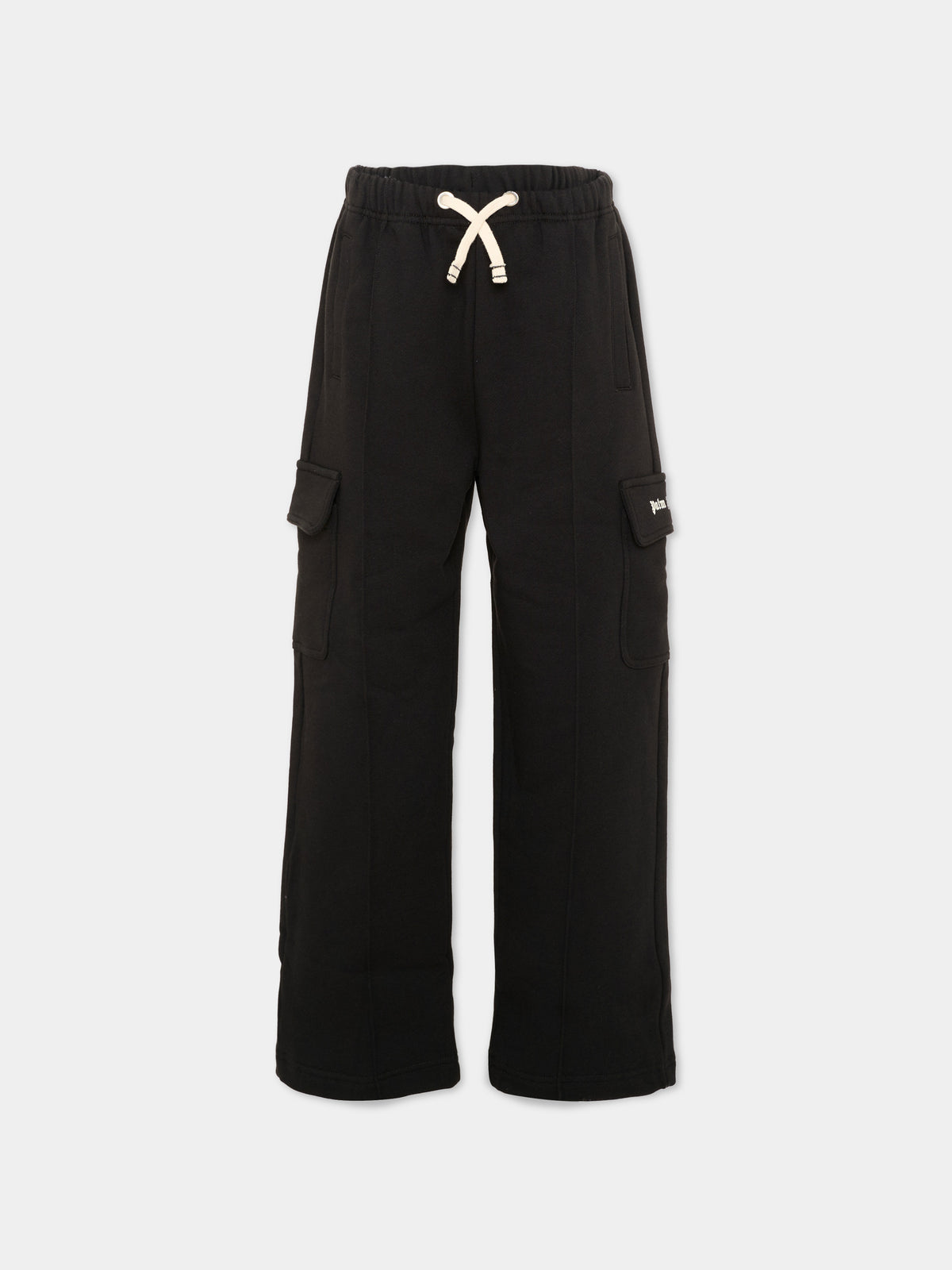Pantalone nero per bambino con logo,Palm Angels,F6PAJBFP220 110