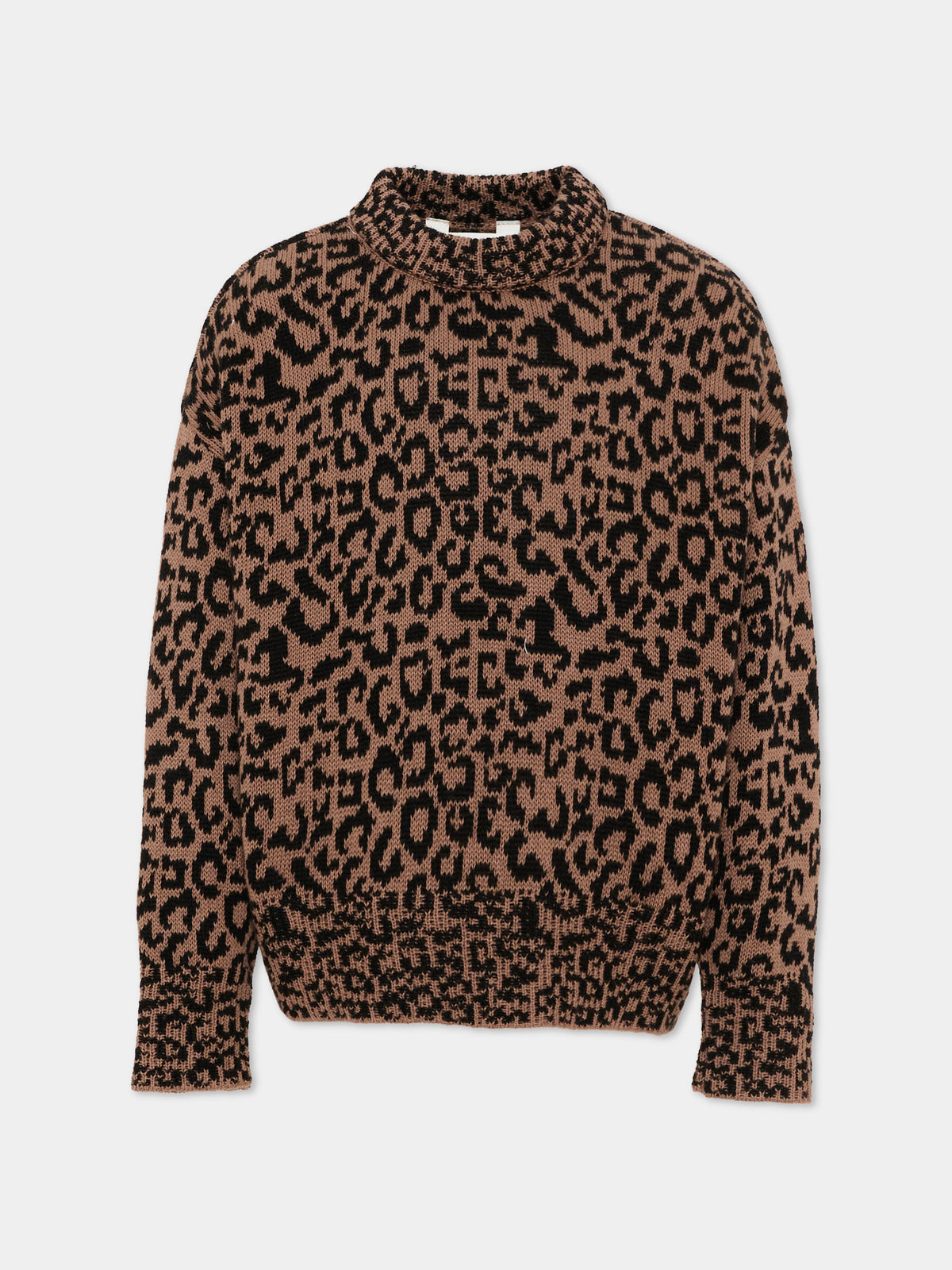 Maglione marrone per bambina con logo,Palm Angels,F6PAJGJP157 220