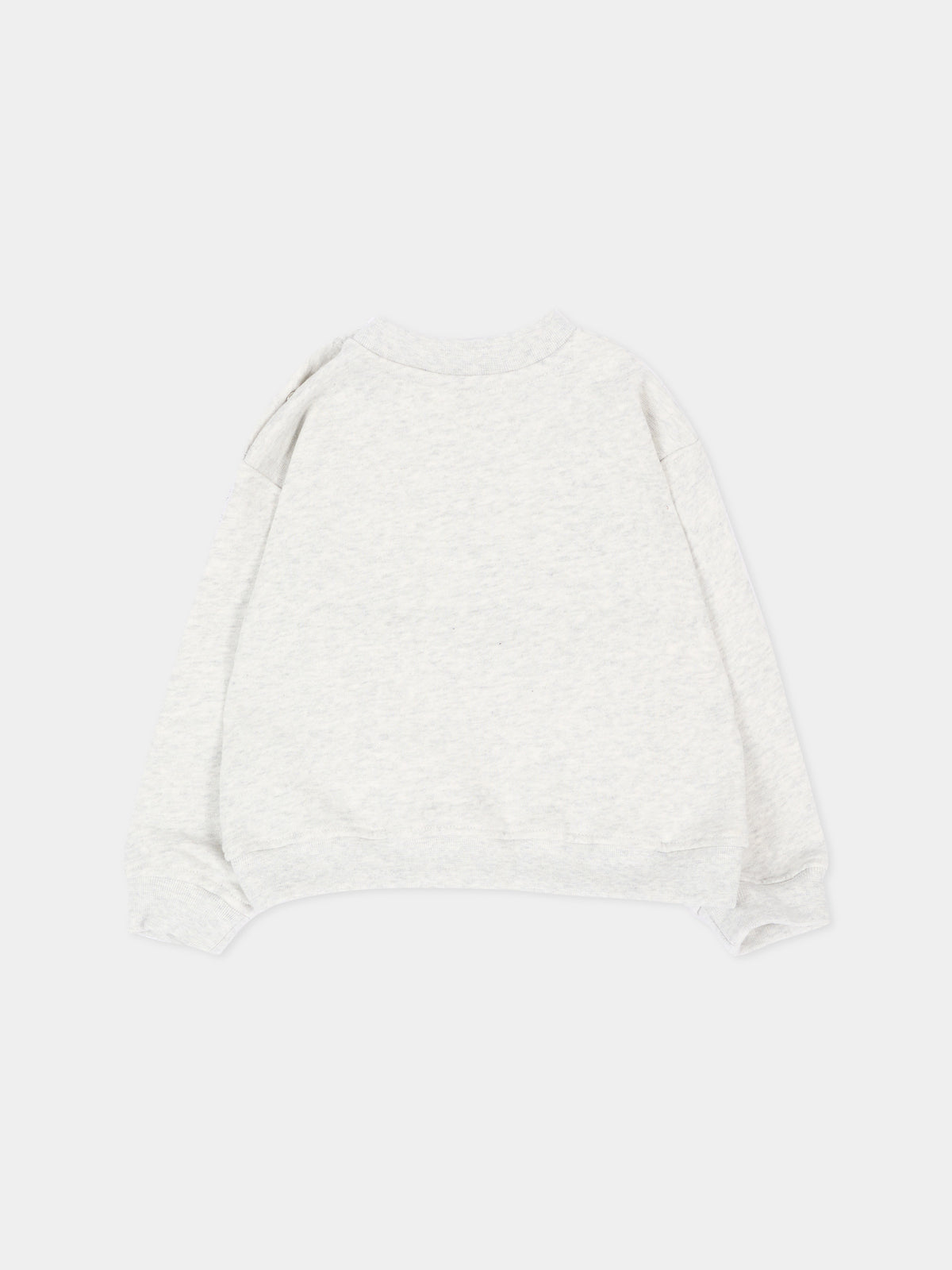 Felpa grigia per neonato con Teddy Bear,Palm Angels,F6PANBSW192 101