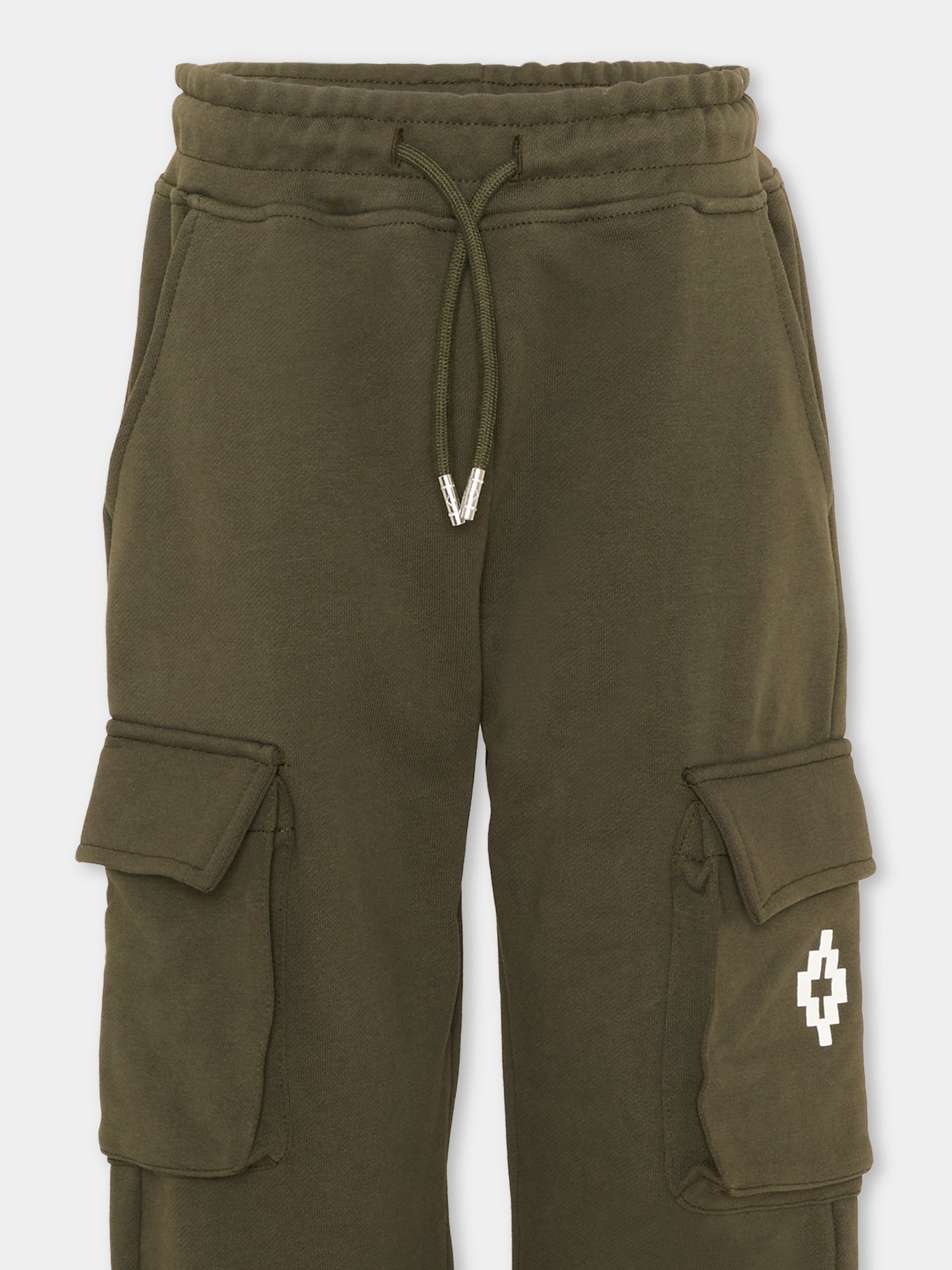 Pantalone verde per bambino cargo,County Of Milan Kids,F6CMJBFP050 082