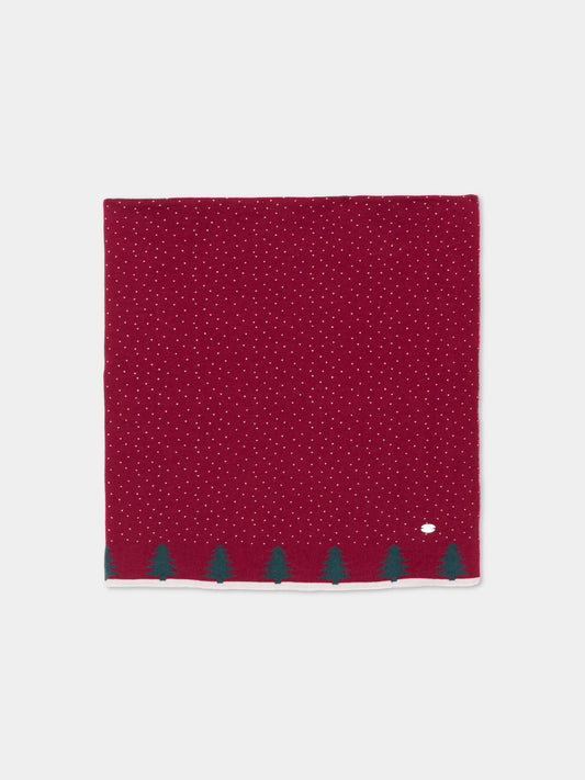 Coperta bordeaux per neonati in maglia,Martín Aranda,021-10330 R01_4