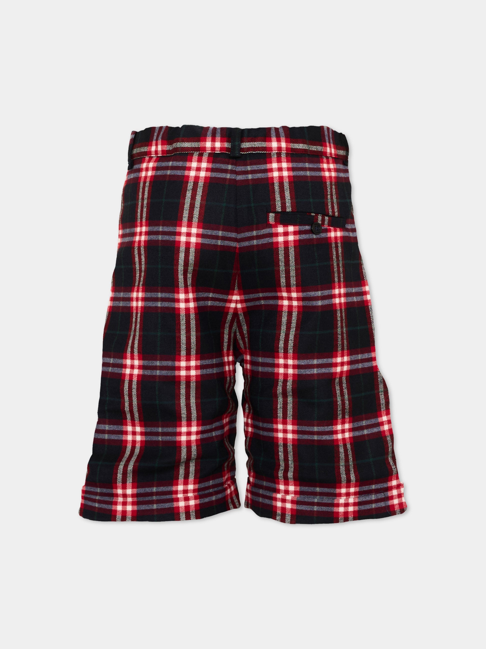Shorts multicolor tartan per bambino,Patachou,PAP 47 CL4333367 Z0162