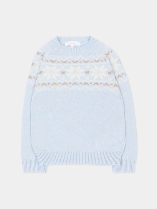 Maglione celeste per neonato,Patachou,PAP 47 SWE4333364 303
