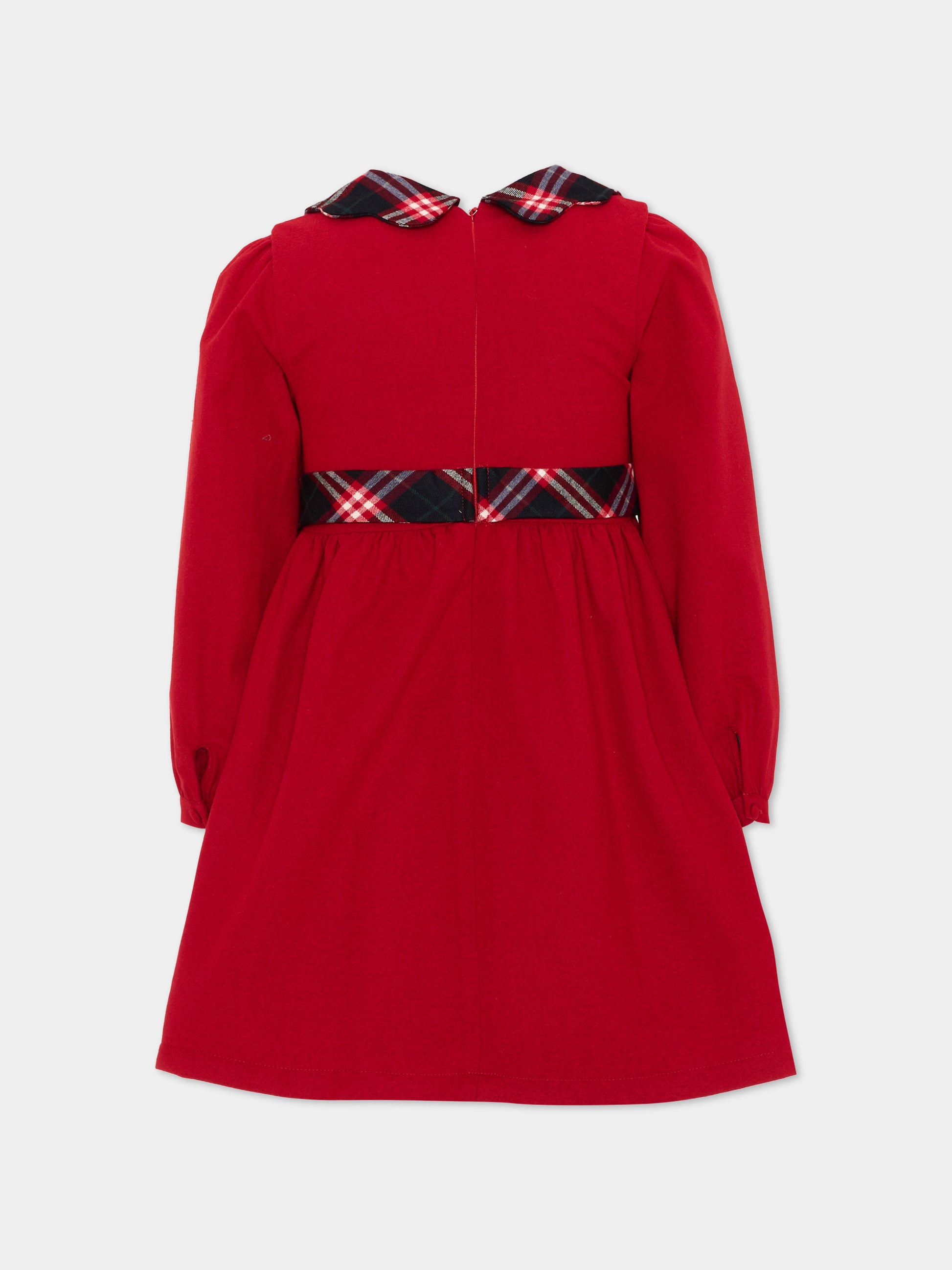 Abito elegante rosso per bambina,Patachou,PAP 47 VET4333266 960