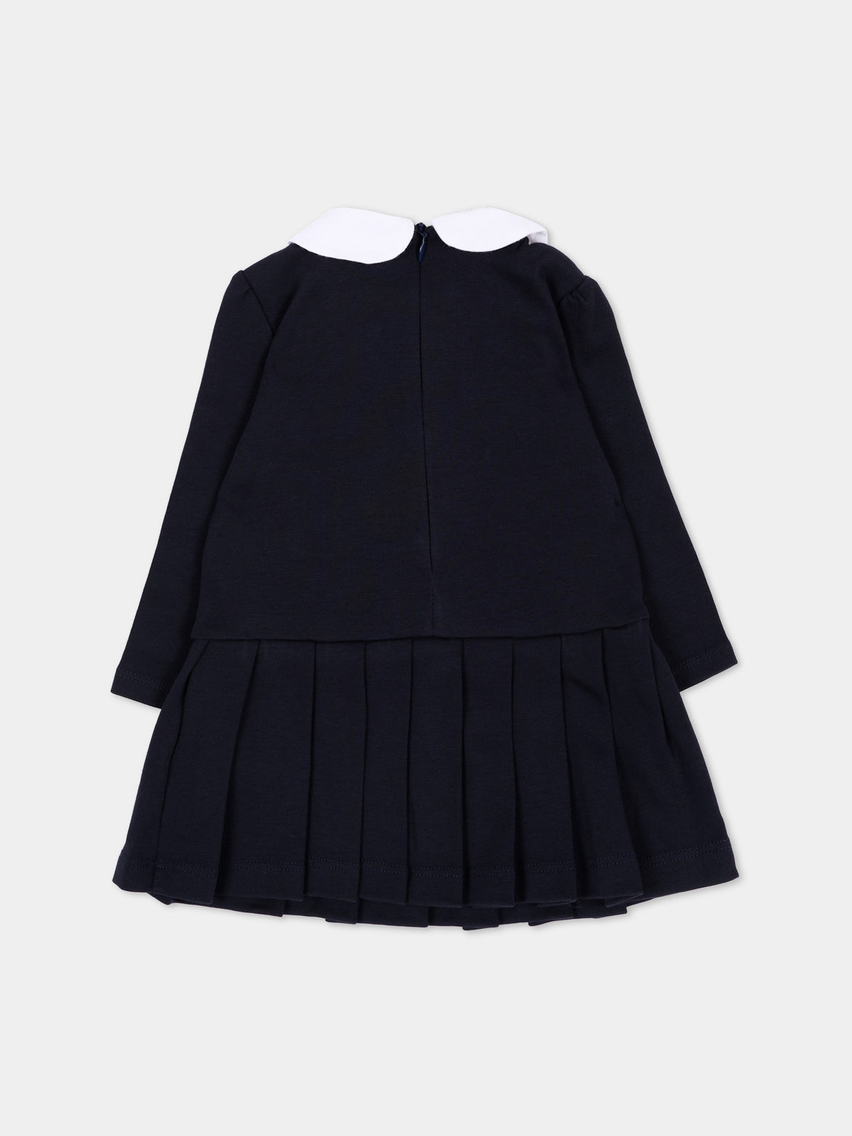 Abito elegante blu per neonata,Patachou,PAP 47 VET4333267 360