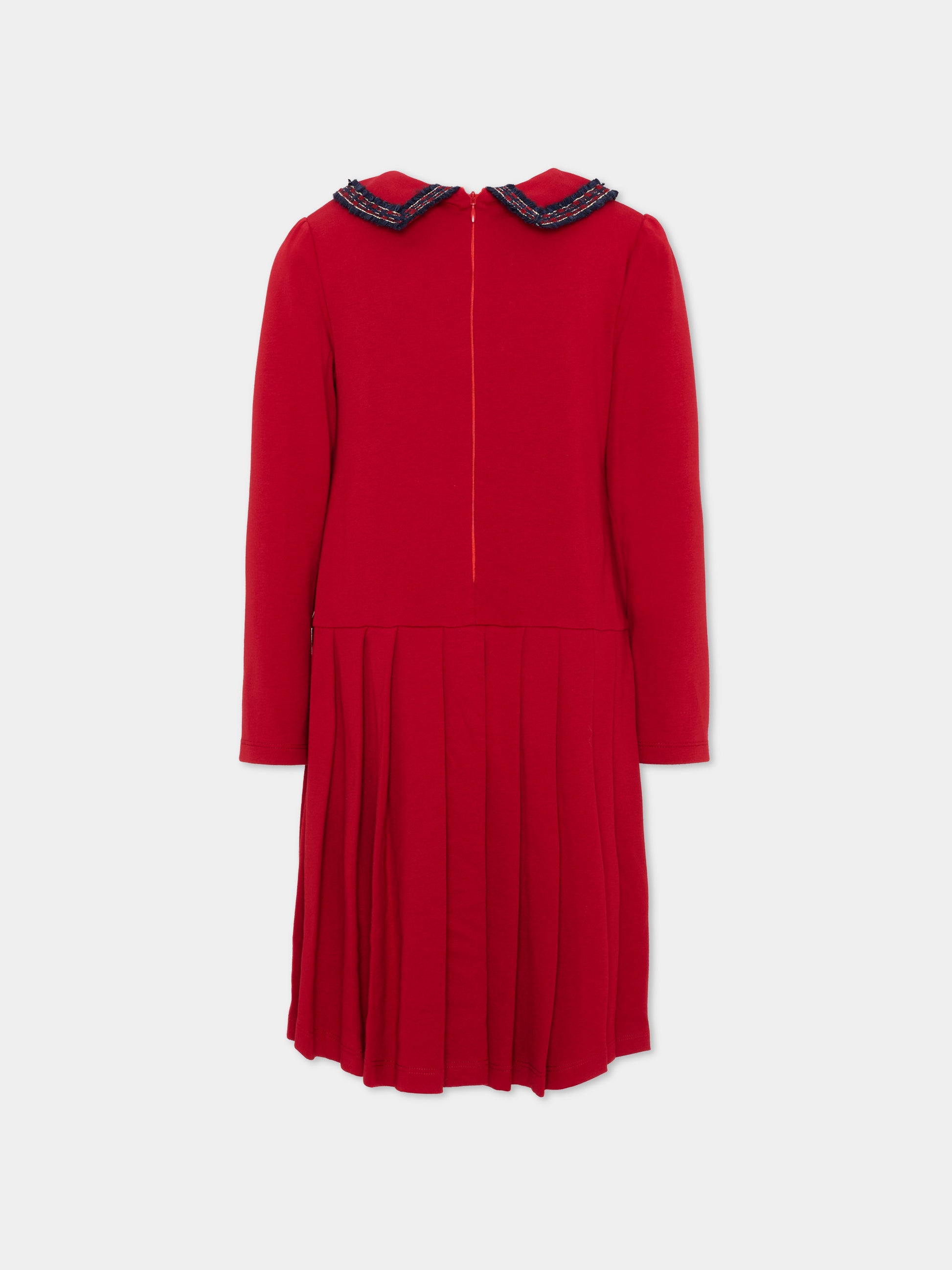 Abito elegante rosso per bambina,Patachou,PAP 47 VET4333474 960