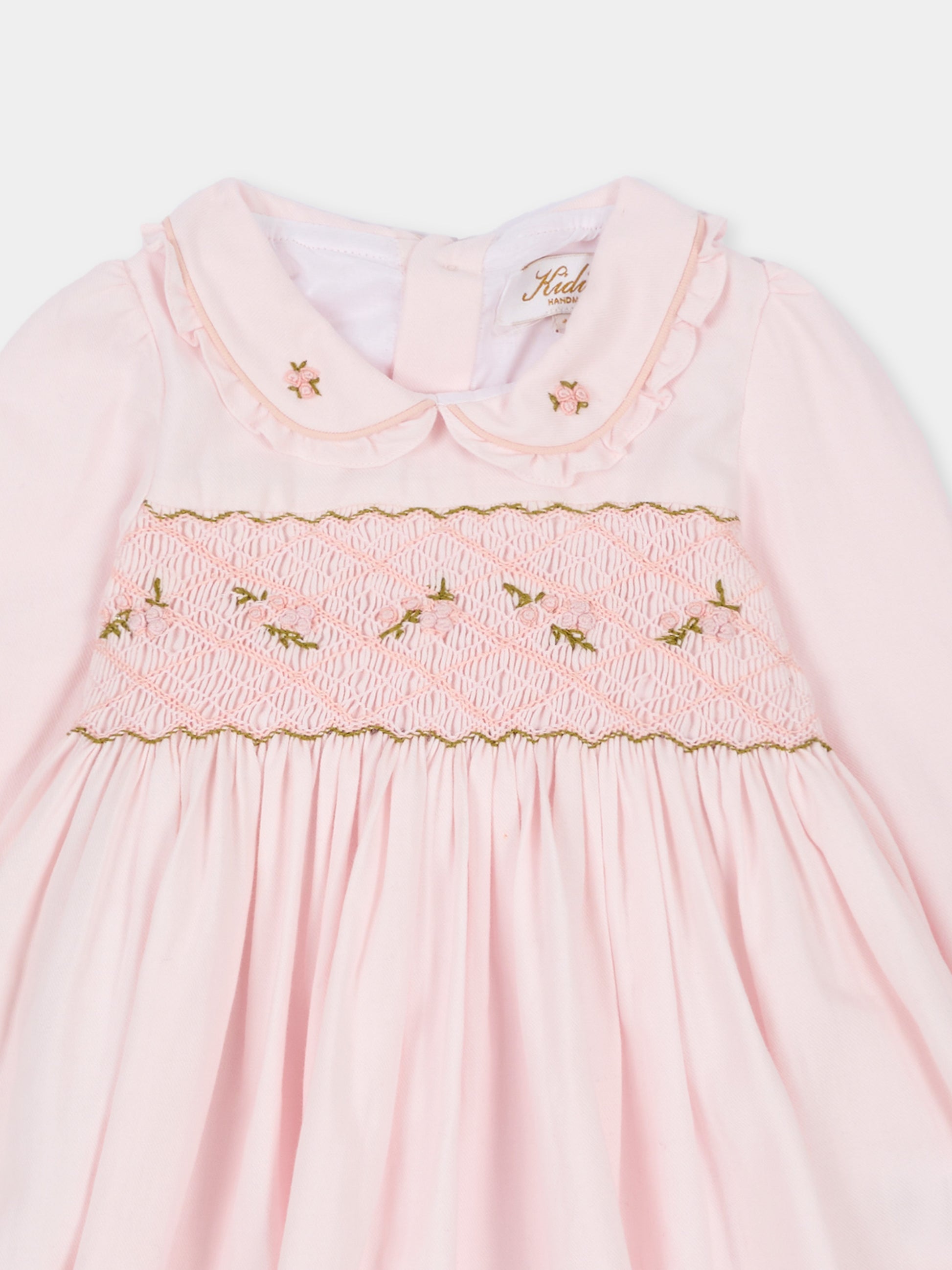 Abito elegante rosa per neonata,Kidiwi Handmade,37051 TU034