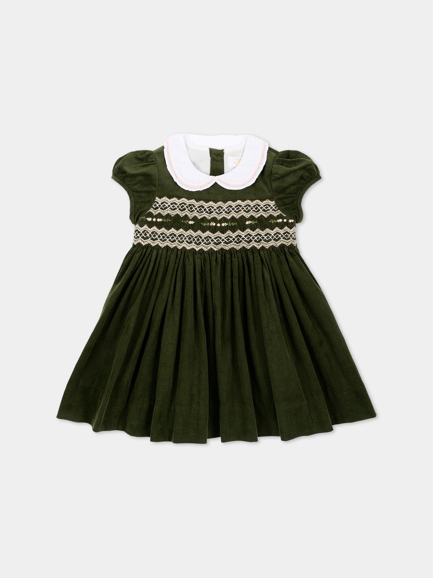 Abito elegante verde per neonata,Kidiwi Handmade,37081 TM276