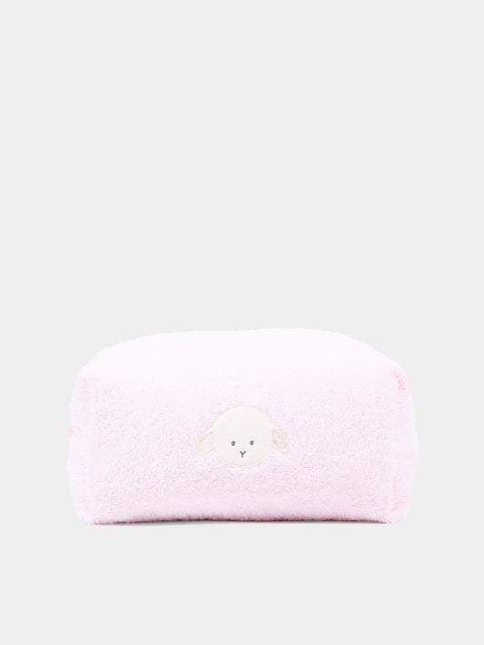 Pochette rosa per neonata con agnellino Olive,Le Boo Beebè,BRR021 30