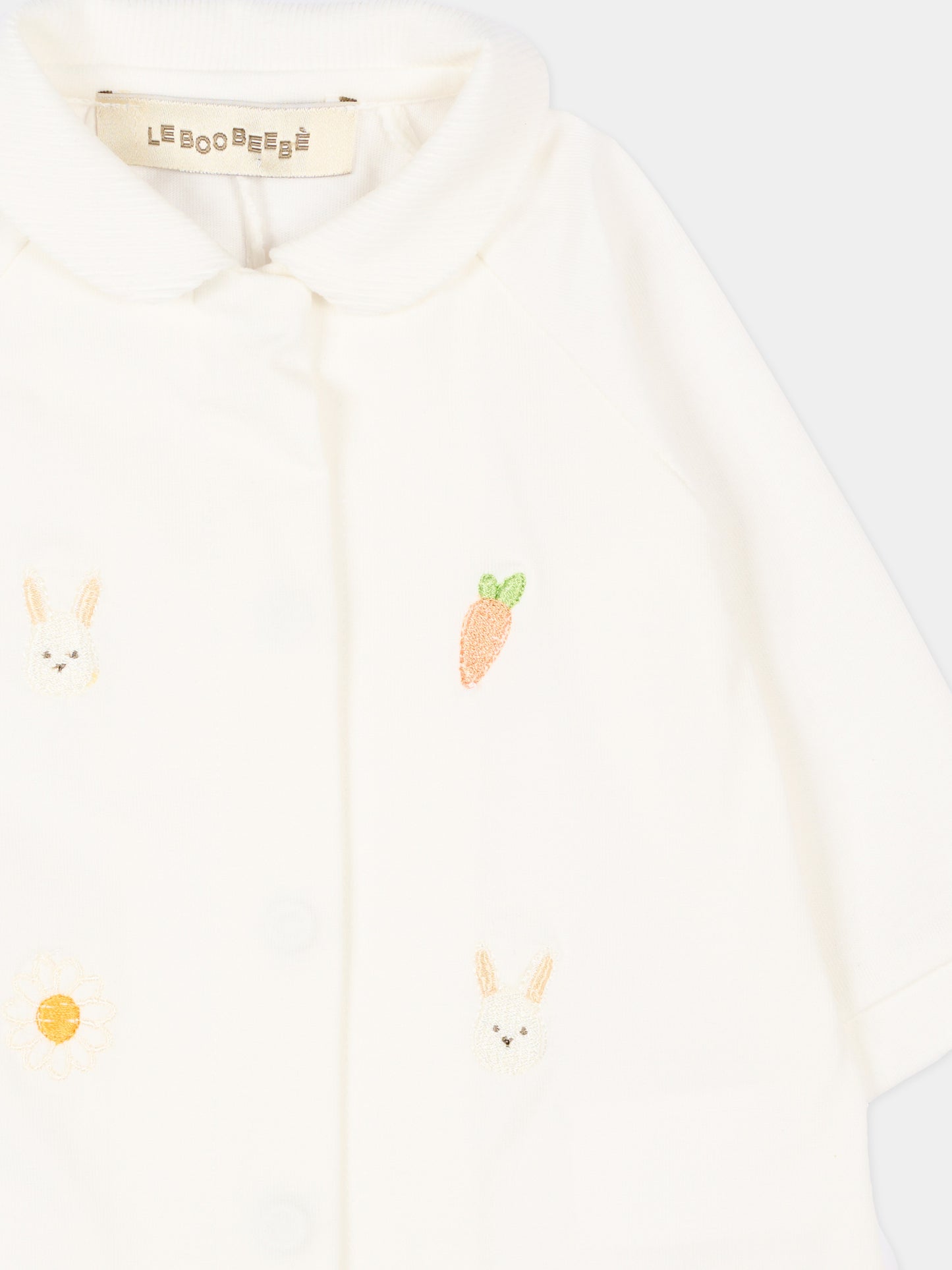 Tutina avorio per neonati con ricami,Le Boo Beebè,CB026 T351 20