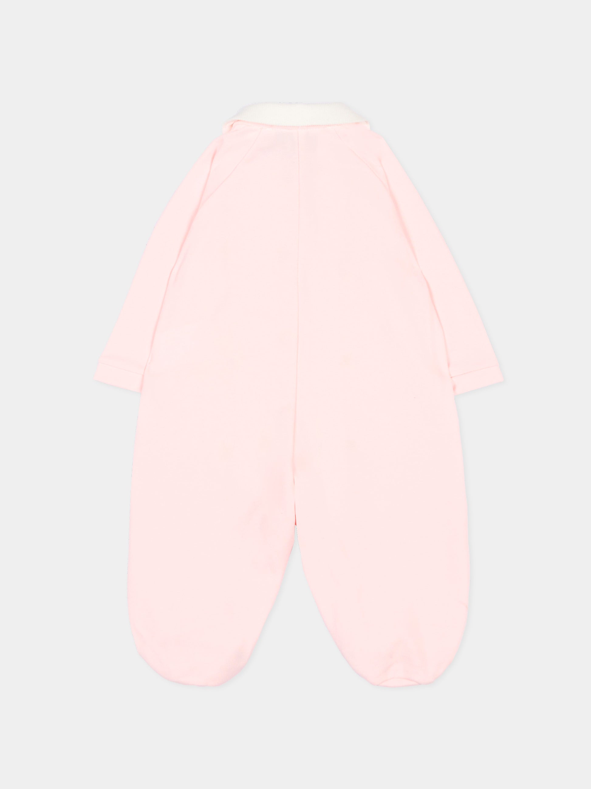 Tutina rosa per neonata con ricami,Le Boo Beebè,CB026 T351 30