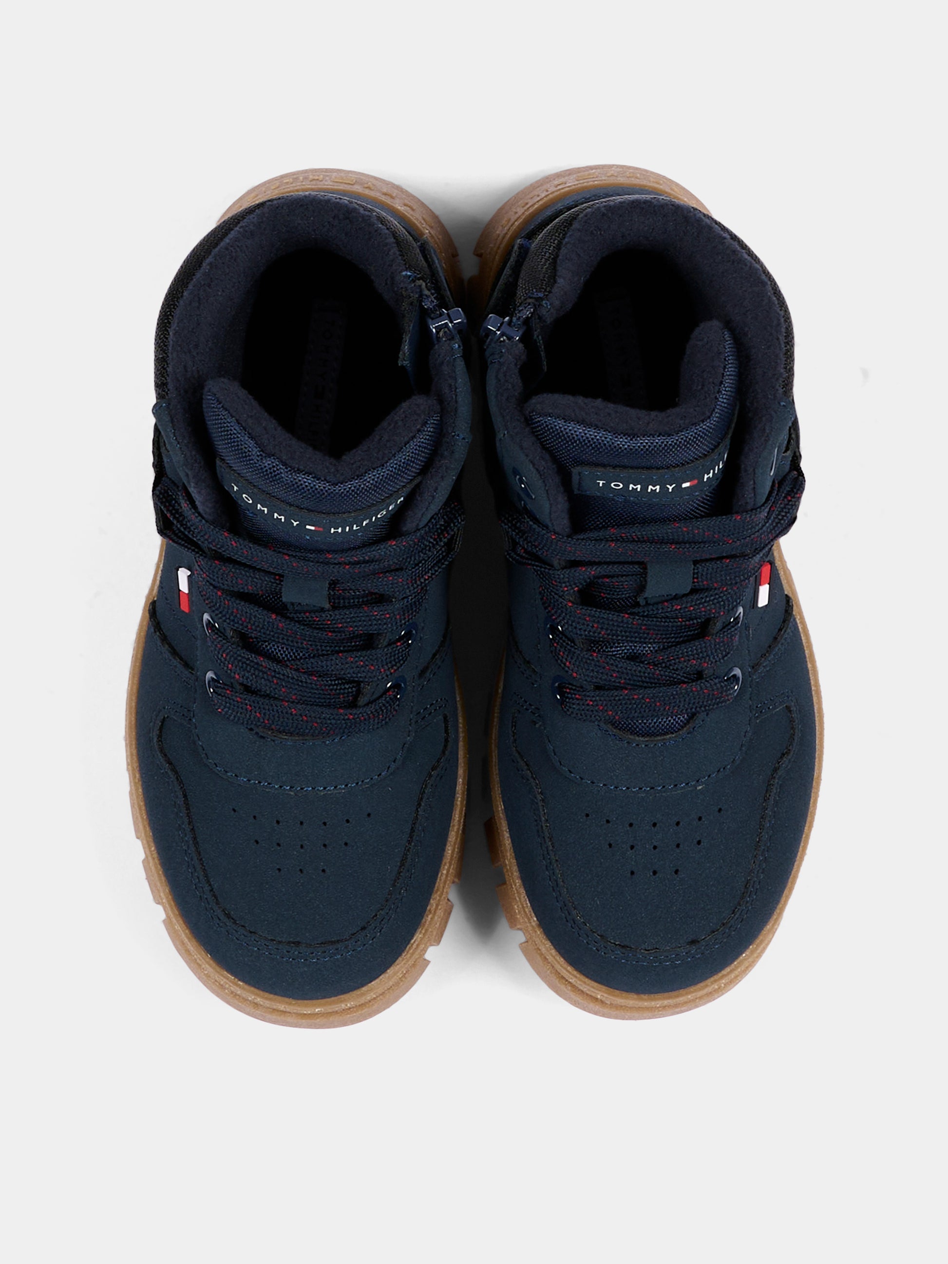 Stivaletti blu per bambino con logo,Tommy Hilfiger Junior,T3X5 35292 0316X598