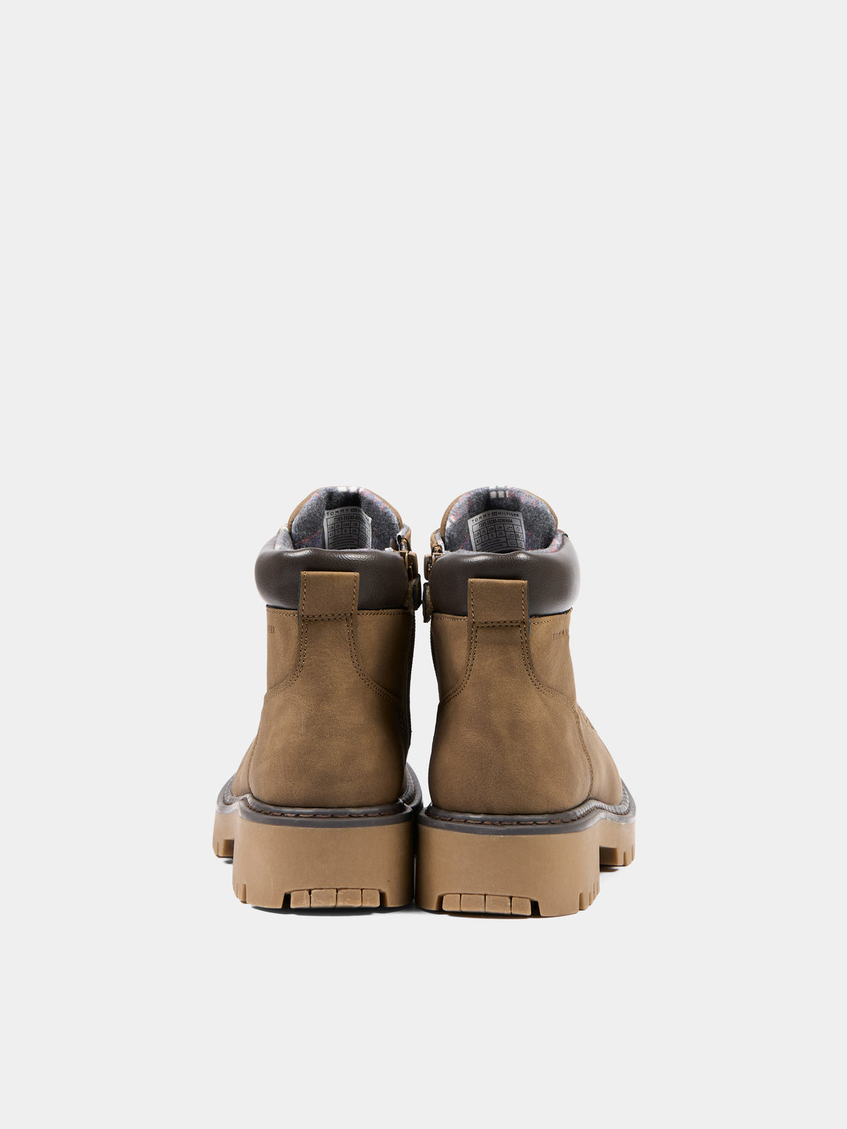 Anfibi marroni con logo per bambini,Tommy Hilfiger Junior,T3X5 35280 0296A694_