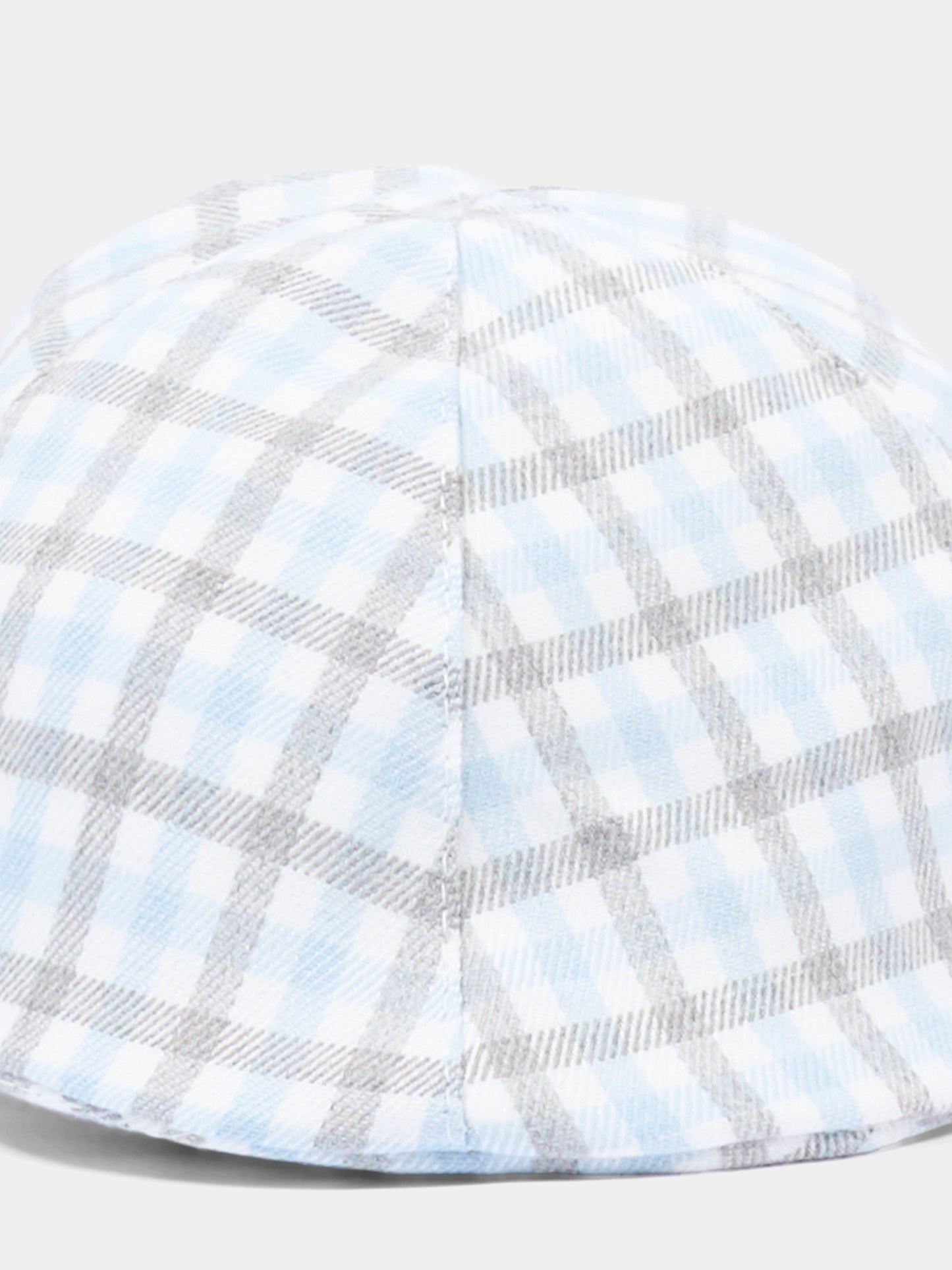 Cappello celeste a quadri per neonato,Colorichiari,MN928664 5010 51