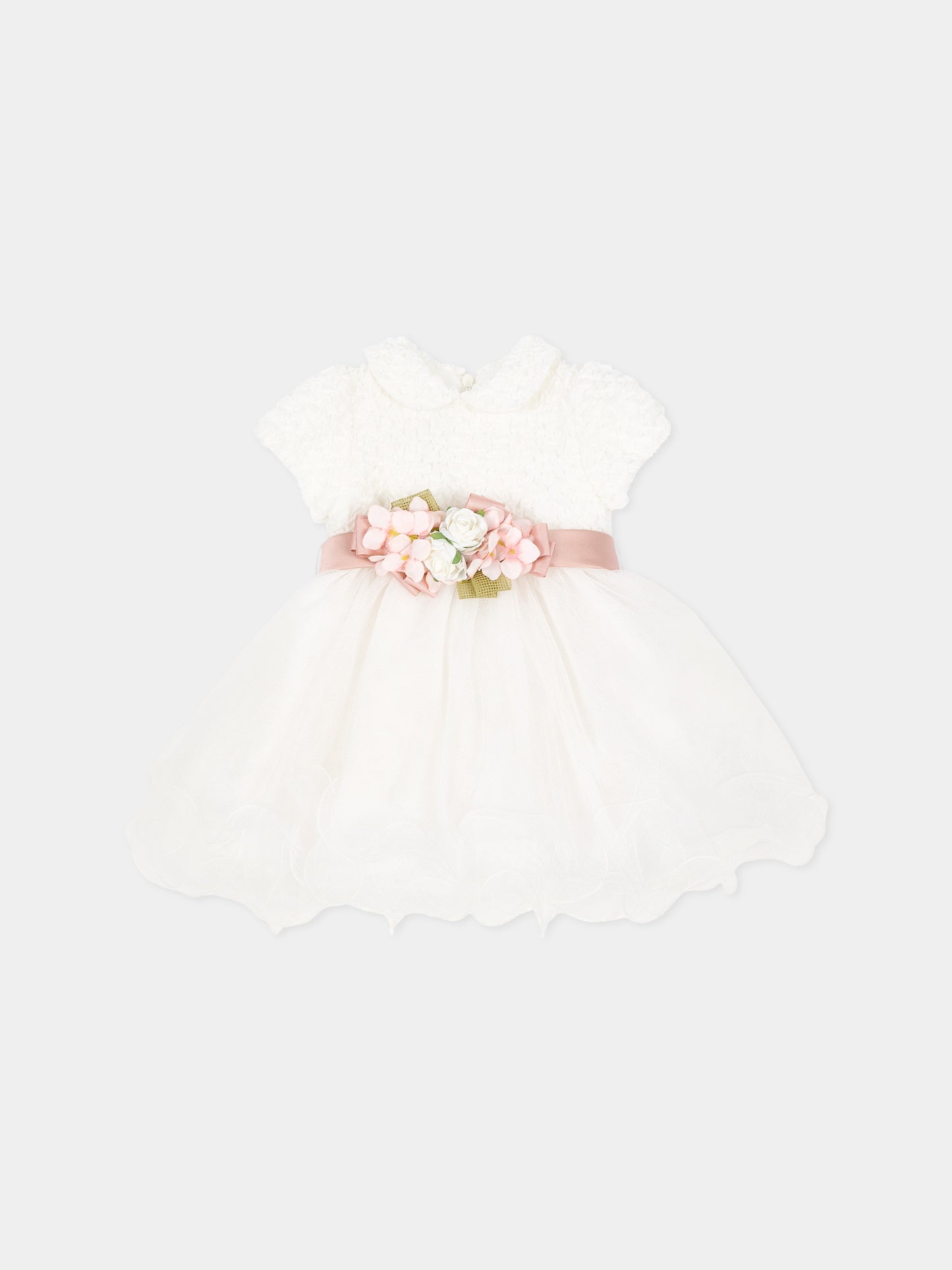 Abito elegante avorio per neonata,Colorichiari,FN108677 5027 1583