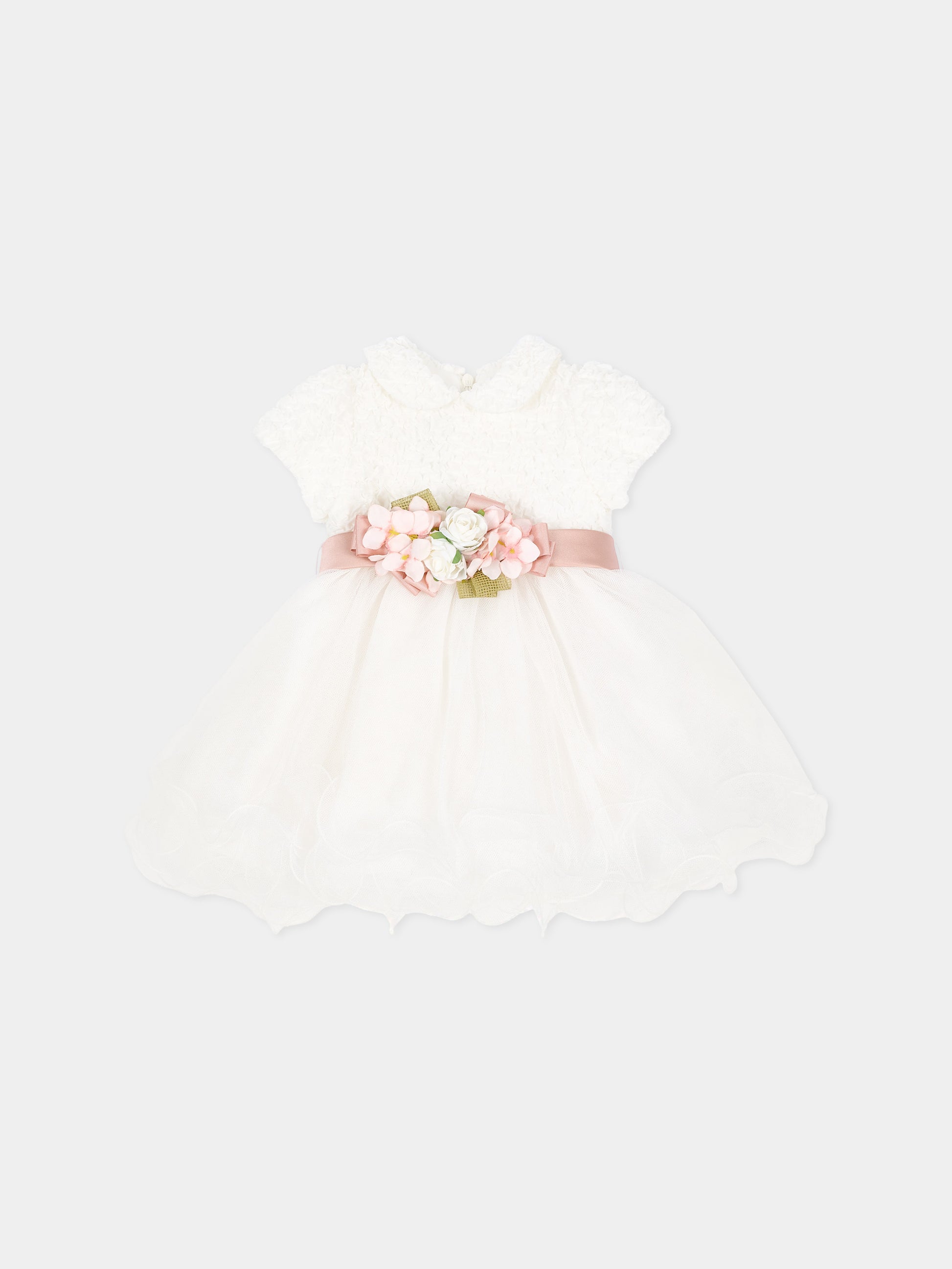 Abito elegante avorio per neonata,Colorichiari,FN108677 5027 1583