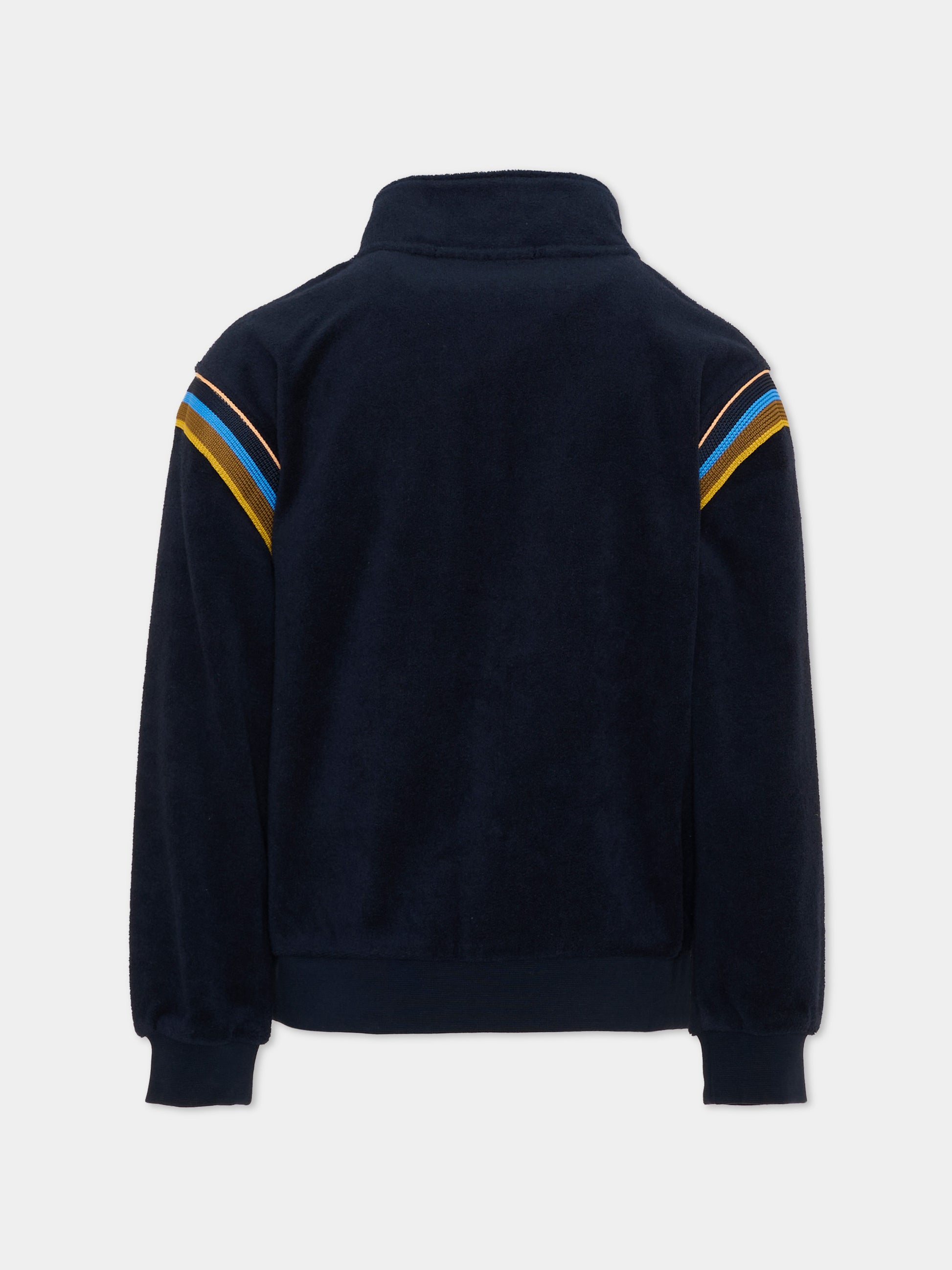 Felpa blu per bambino con logo,Scotch&soda,183330 401