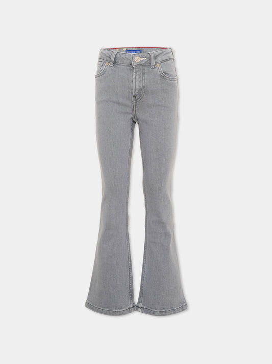 Jeans grigio per bambina svasato,Scotch&soda,184451 030