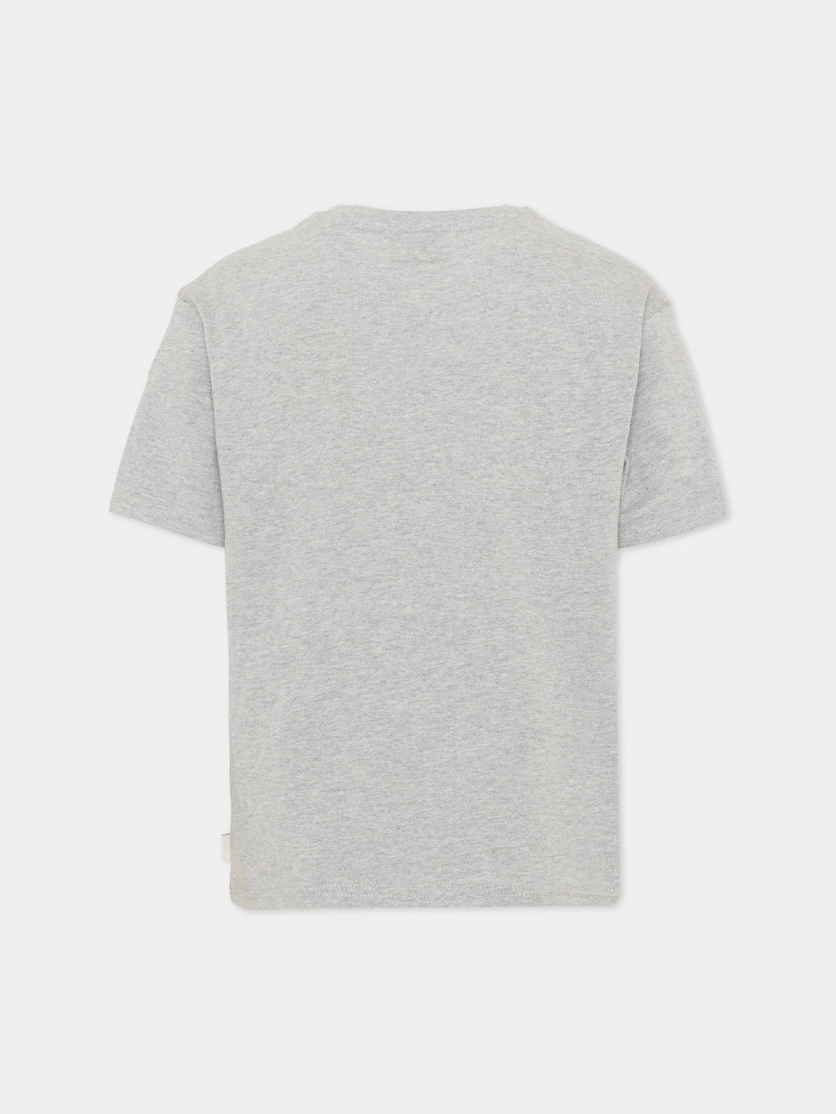 T-shirt grigia per bambino con logo,Scotch&soda,183357 030