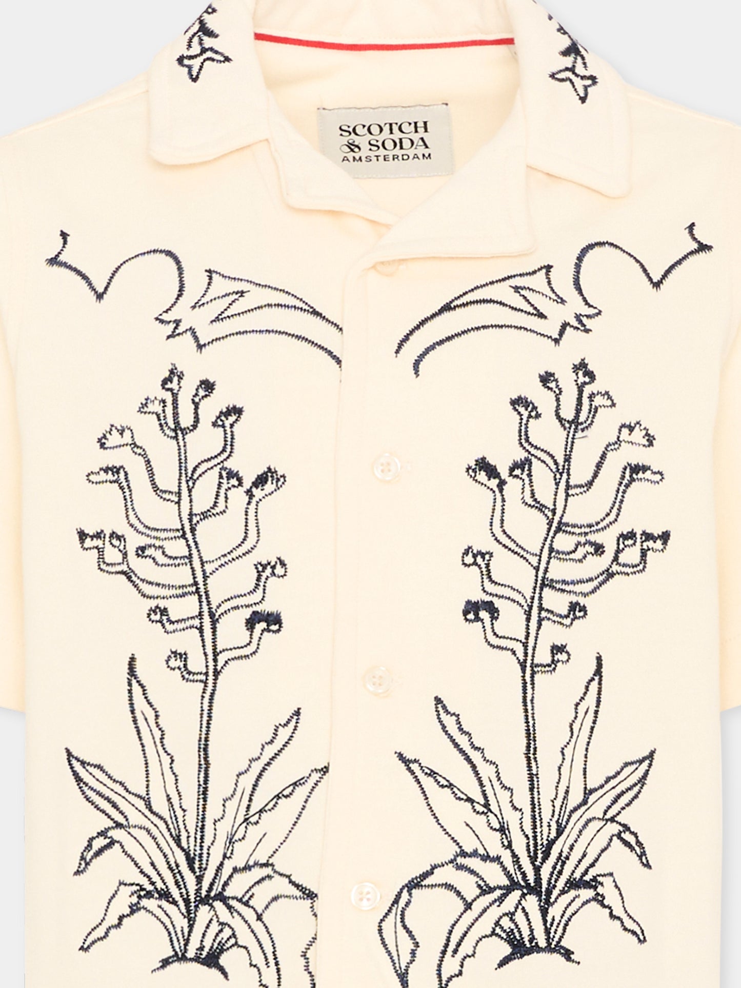 Camicia avorio per bambino con ricami,Scotch&soda,181967 270