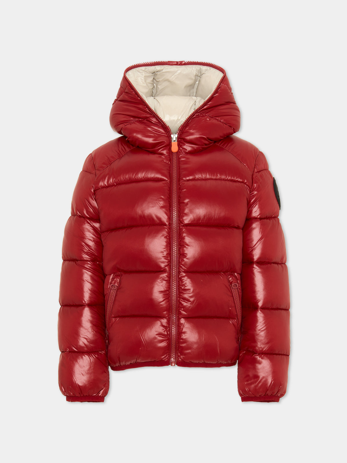 Piumino rosso Artie per bambino,Save The Duck Kids,J31280B LOVE21 70040