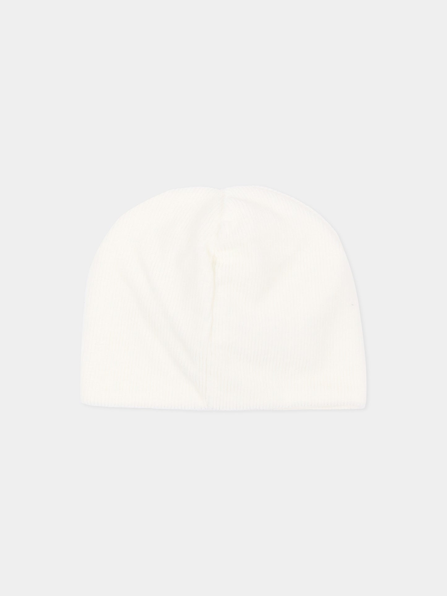 Cappellino avorio per neonato con balena,Nanán,I26175OW