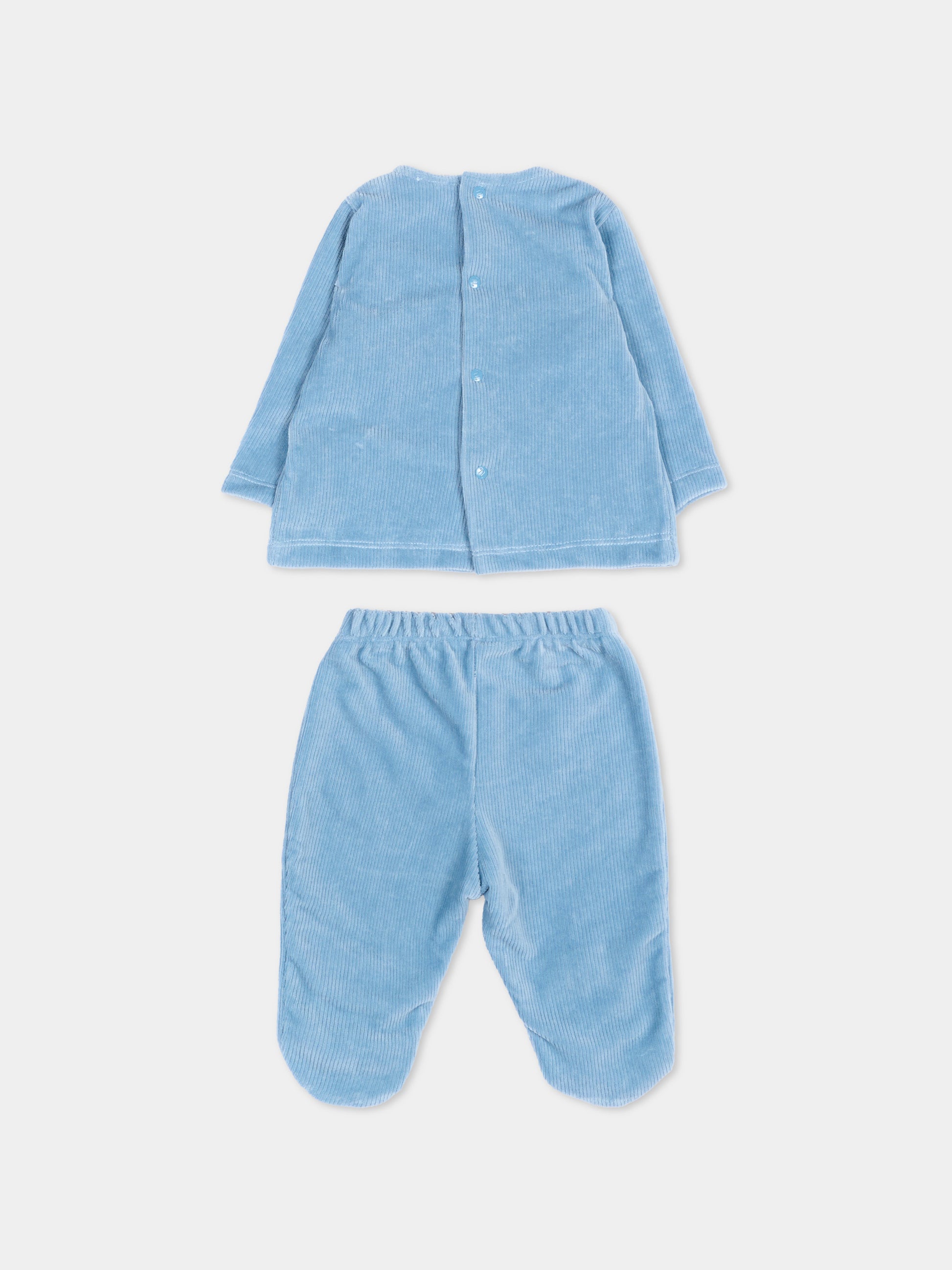 Completo nascita azzurro per neonato con balena,Nanán,I26174A