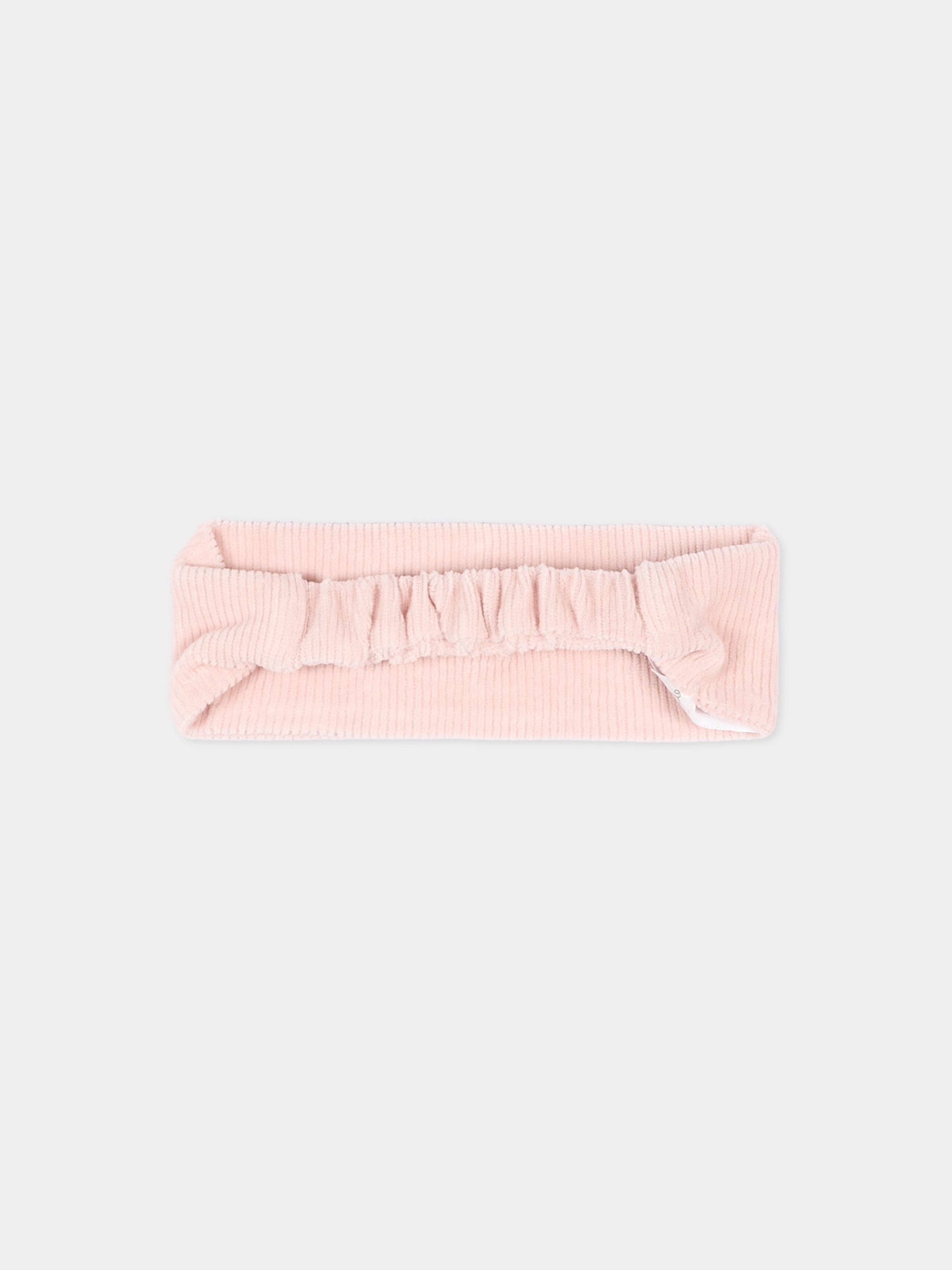 Fascia rosa per neonata con fiocchi,Nanán,I26423R