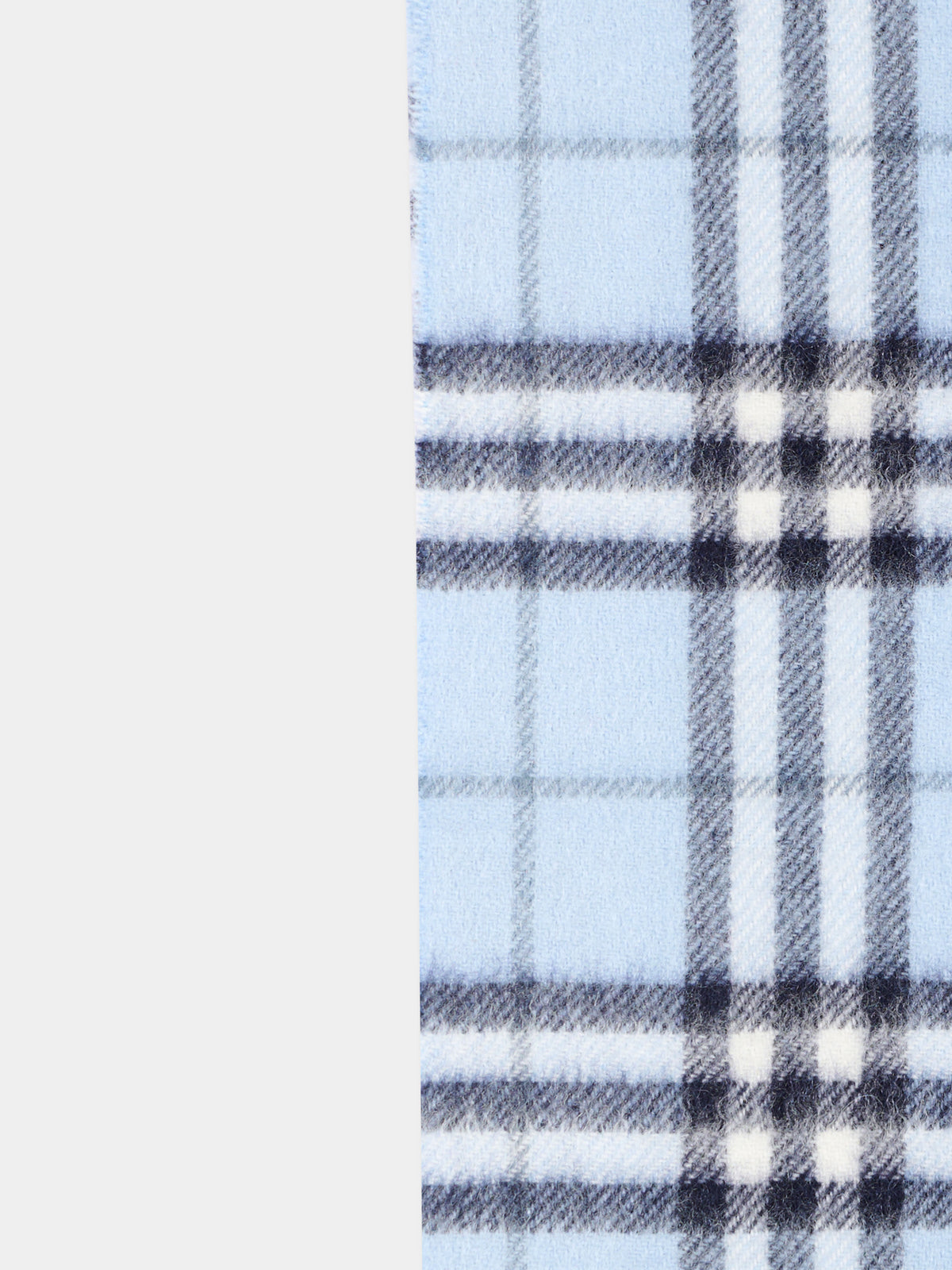 Sciarpa celeste per bambino con Check Vintage,Burberry Kids,8132636 C3263