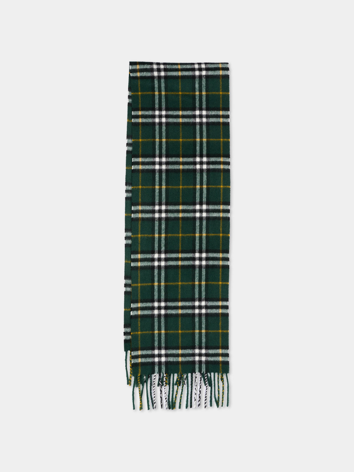 Sciarpa verde per bambini con Check Vintage,Burberry Kids,8132639 A9545
