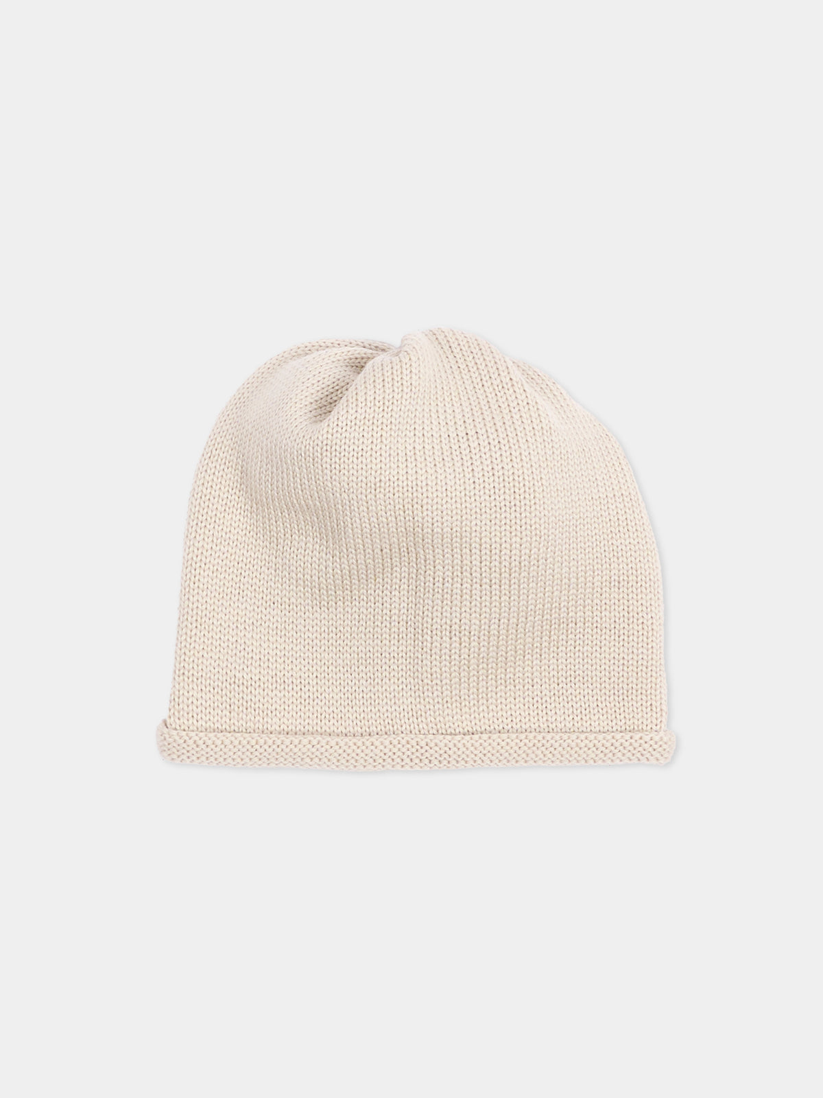 Cappello avorio per neonato in maglia,Little Bear,4128 BURRO