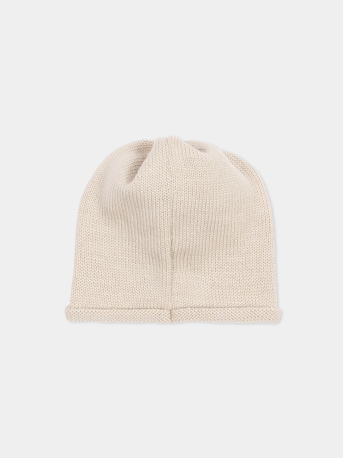 Cappello avorio per neonato in maglia,Little Bear,4128 BURRO
