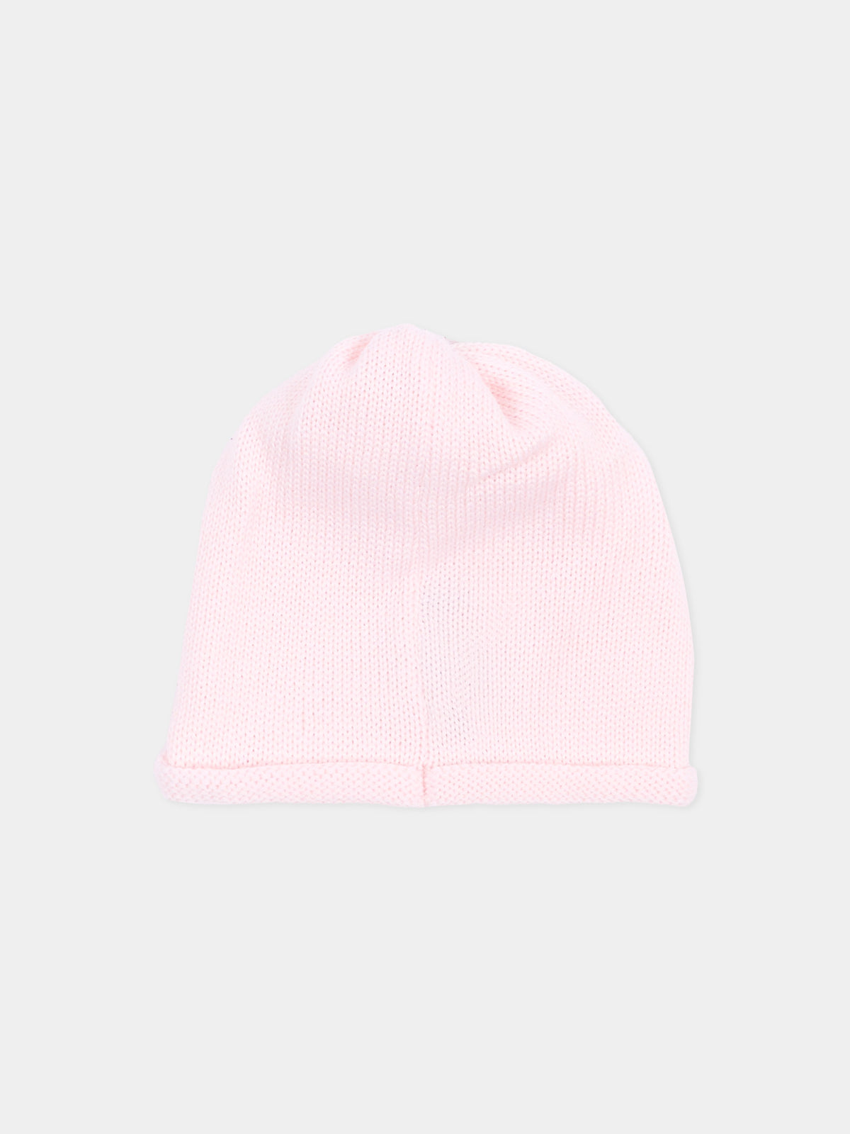 Cappellino rosa per neonata in maglia,Little Bear,4128 CIPRIA