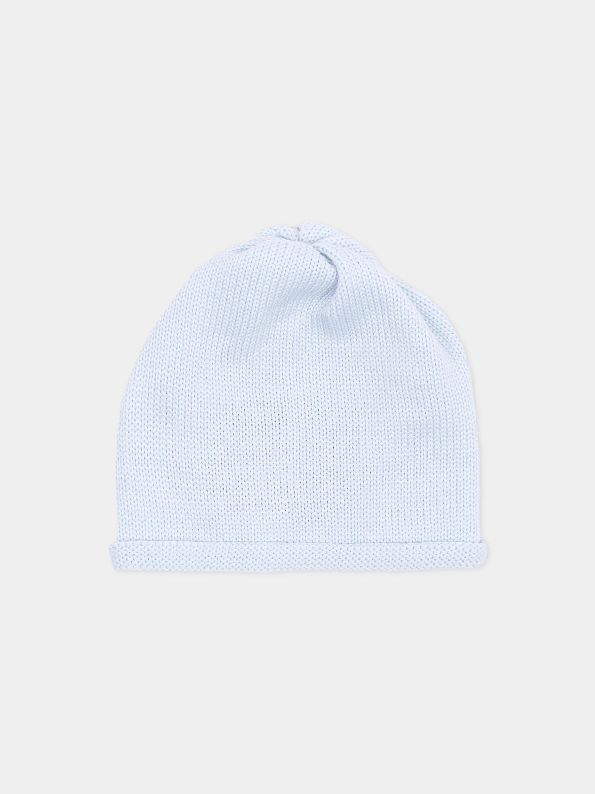 Cappello celeste per neonato in maglia,Little Bear,4128 CIELO