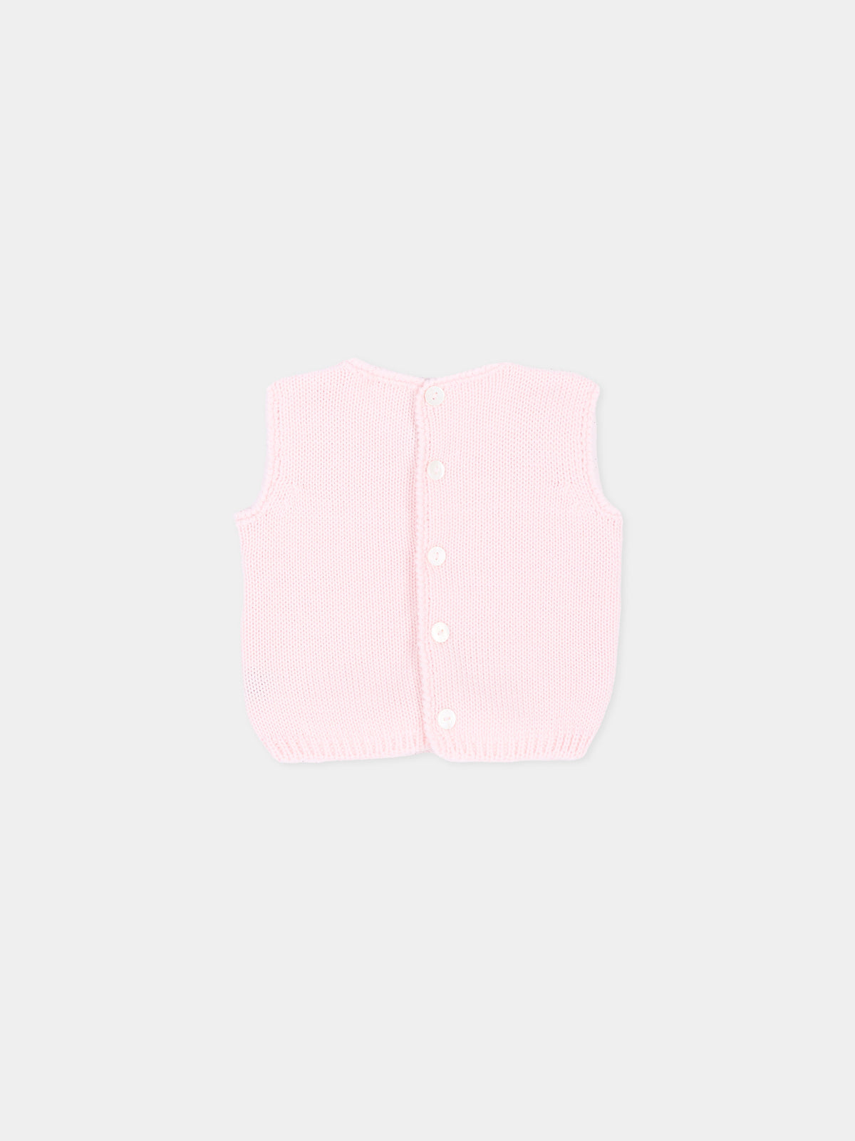 Gilet rosa per neonata,Little Bear,4019 CIPRIA