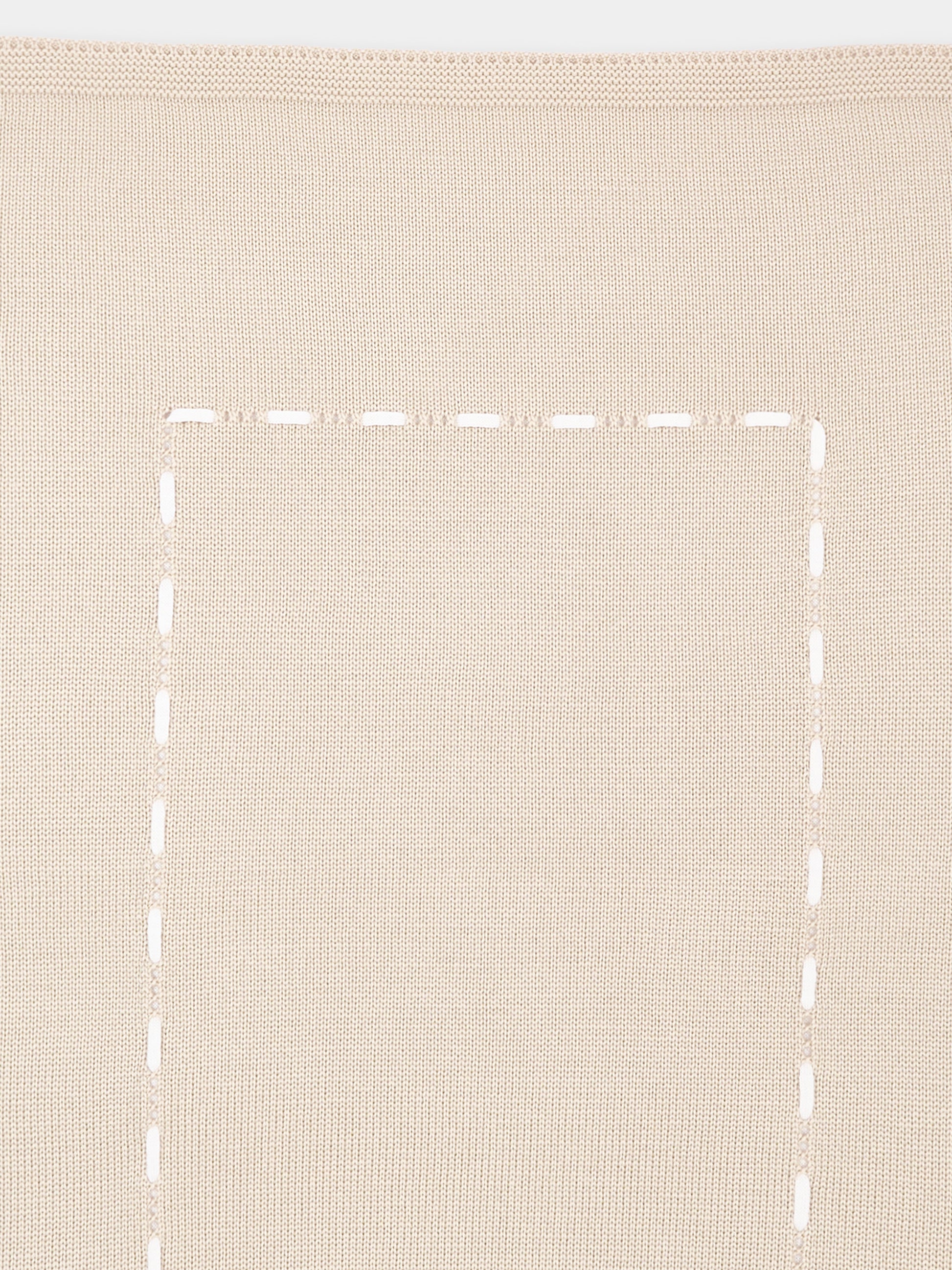 Copertina avorio per neonati in maglia,Little Bear,4105 BURRO/LATTE